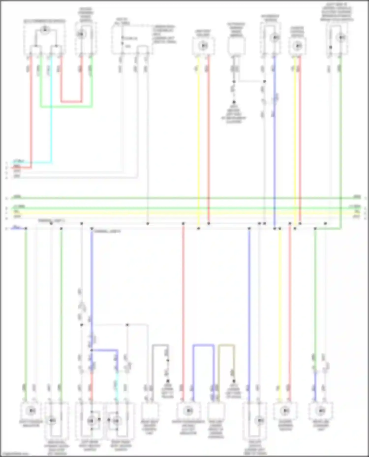 Wiring diagram heated steering wheel switch for Acura Integra IV (2022-2024) (2 of 2)