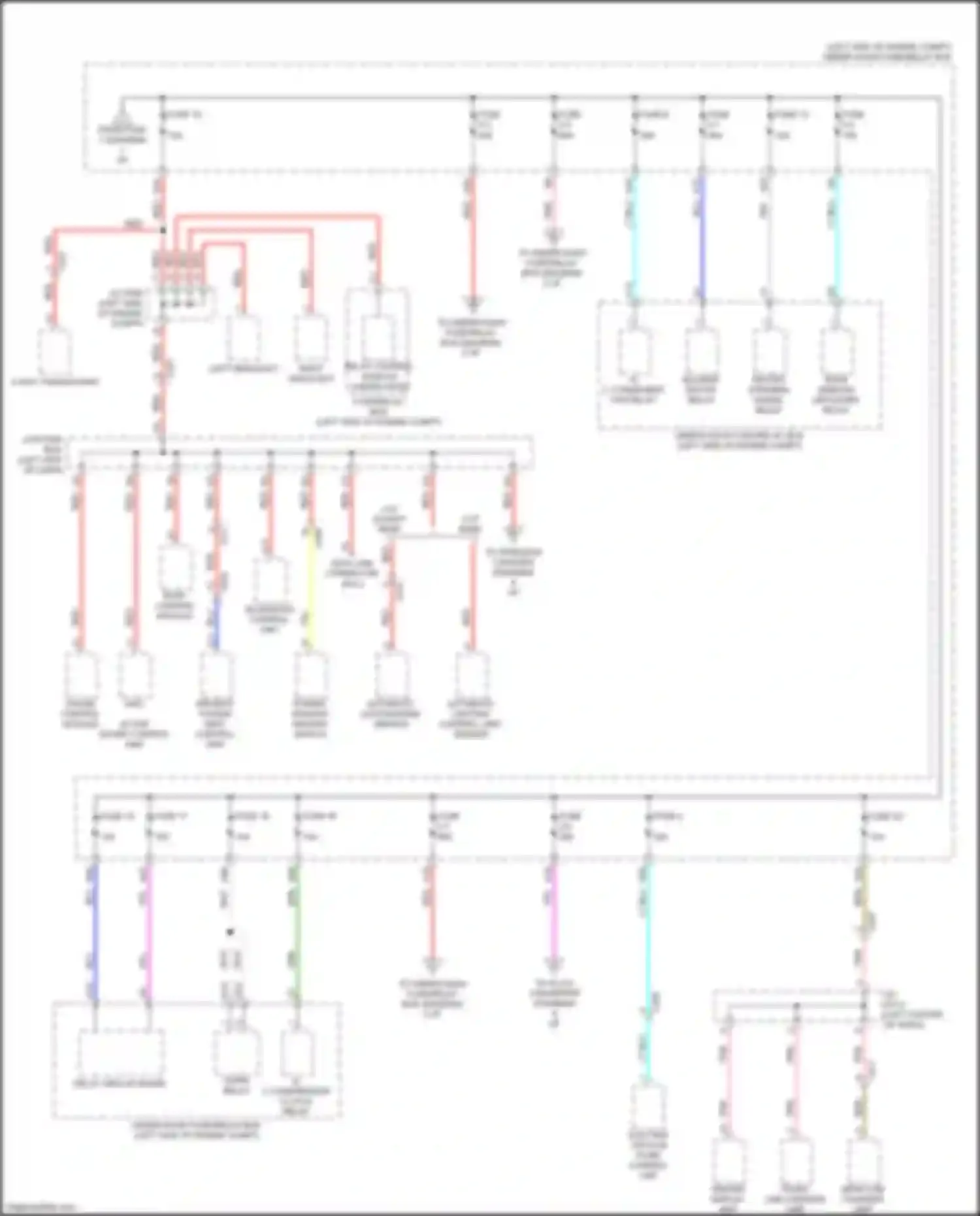 Wiring diagram horn relay for Acura Integra IV (2022-2024) (2 of 2)