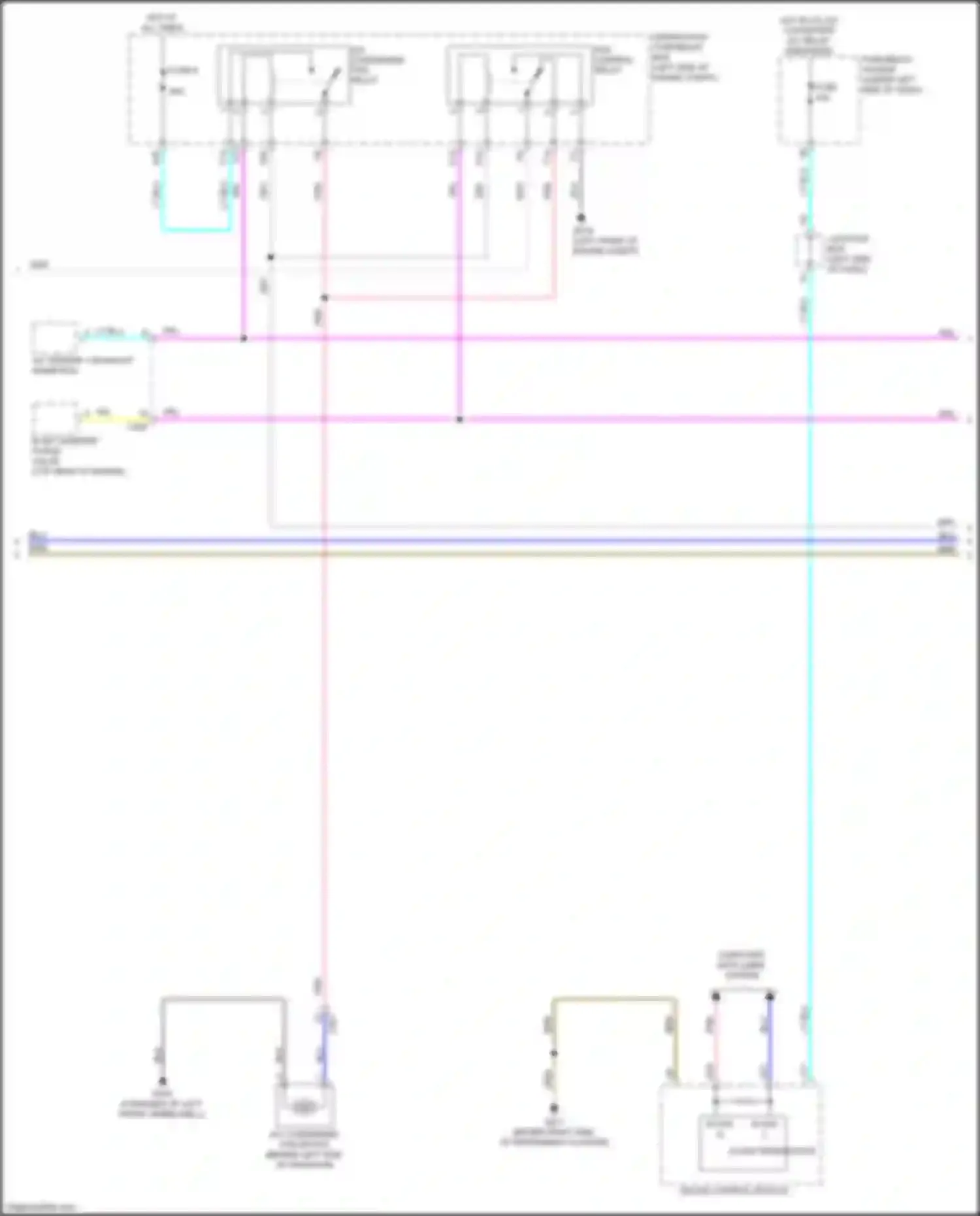 Wiring diagram hot w/ dc-dc converter for Acura Integra IV (2022-2024) (1 of 7)