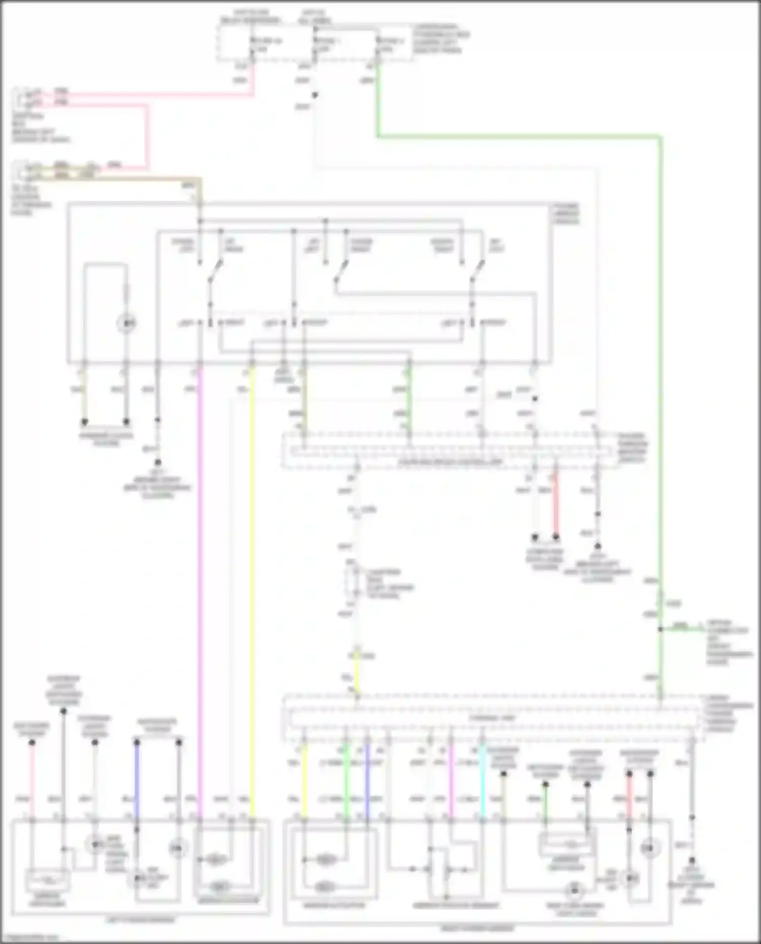 Wiring diagram junction box a for Acura Integra IV (2022-2024) (15 of 15)