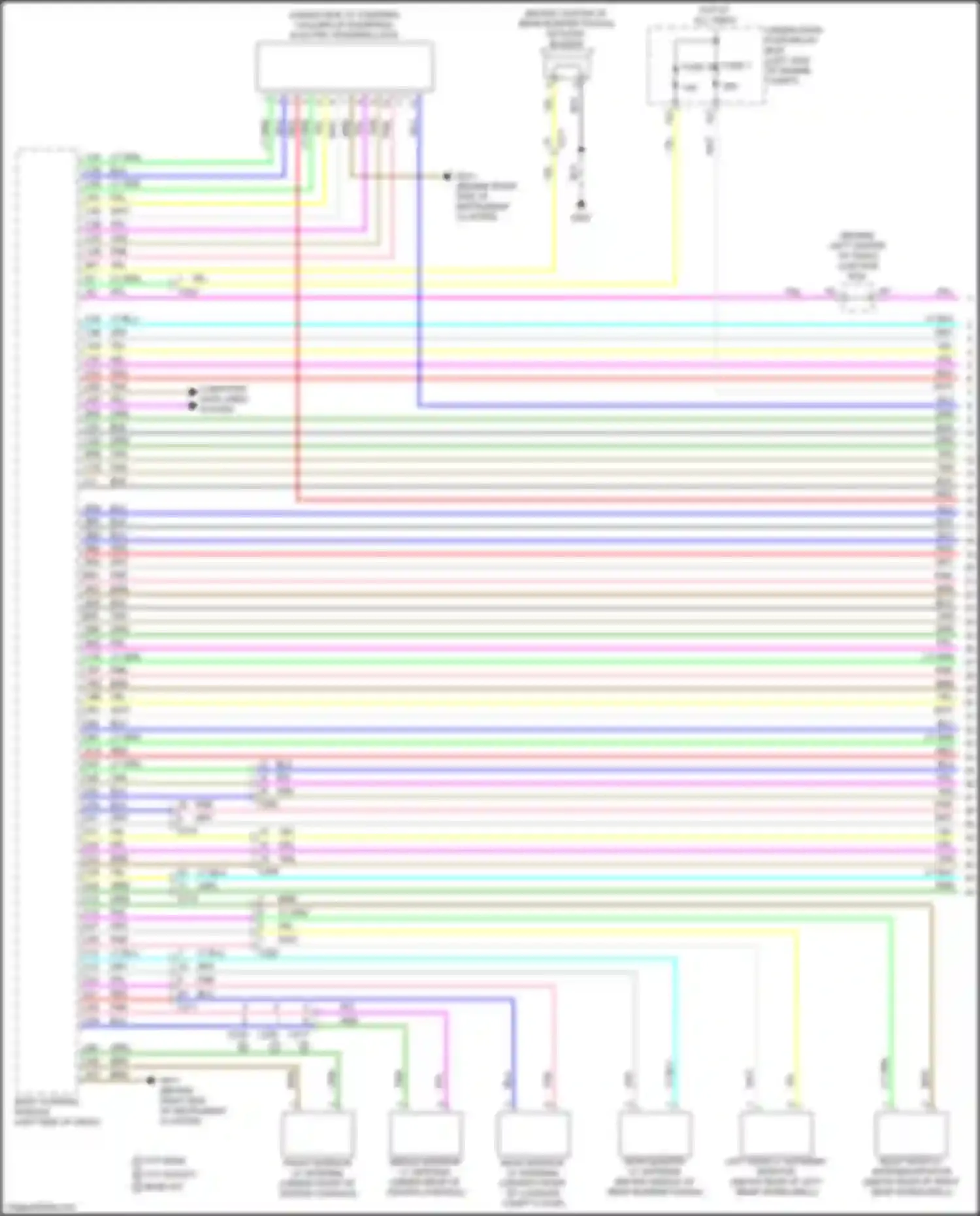 Wiring diagram junction box b for Acura Integra IV (2022-2024) (1 of 13)