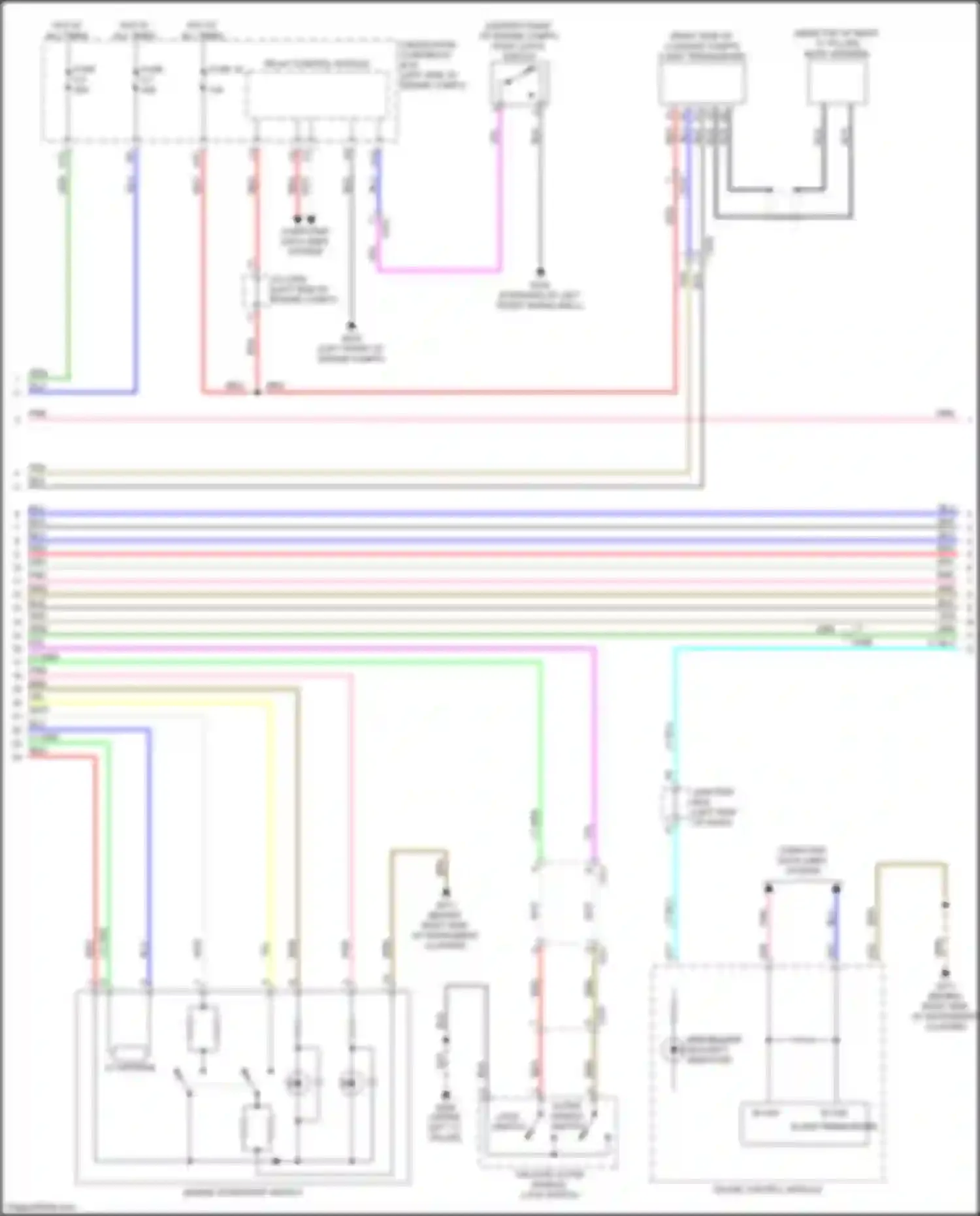 Wiring diagram junction box d for Acura Integra IV (2022-2024) (23 of 36)