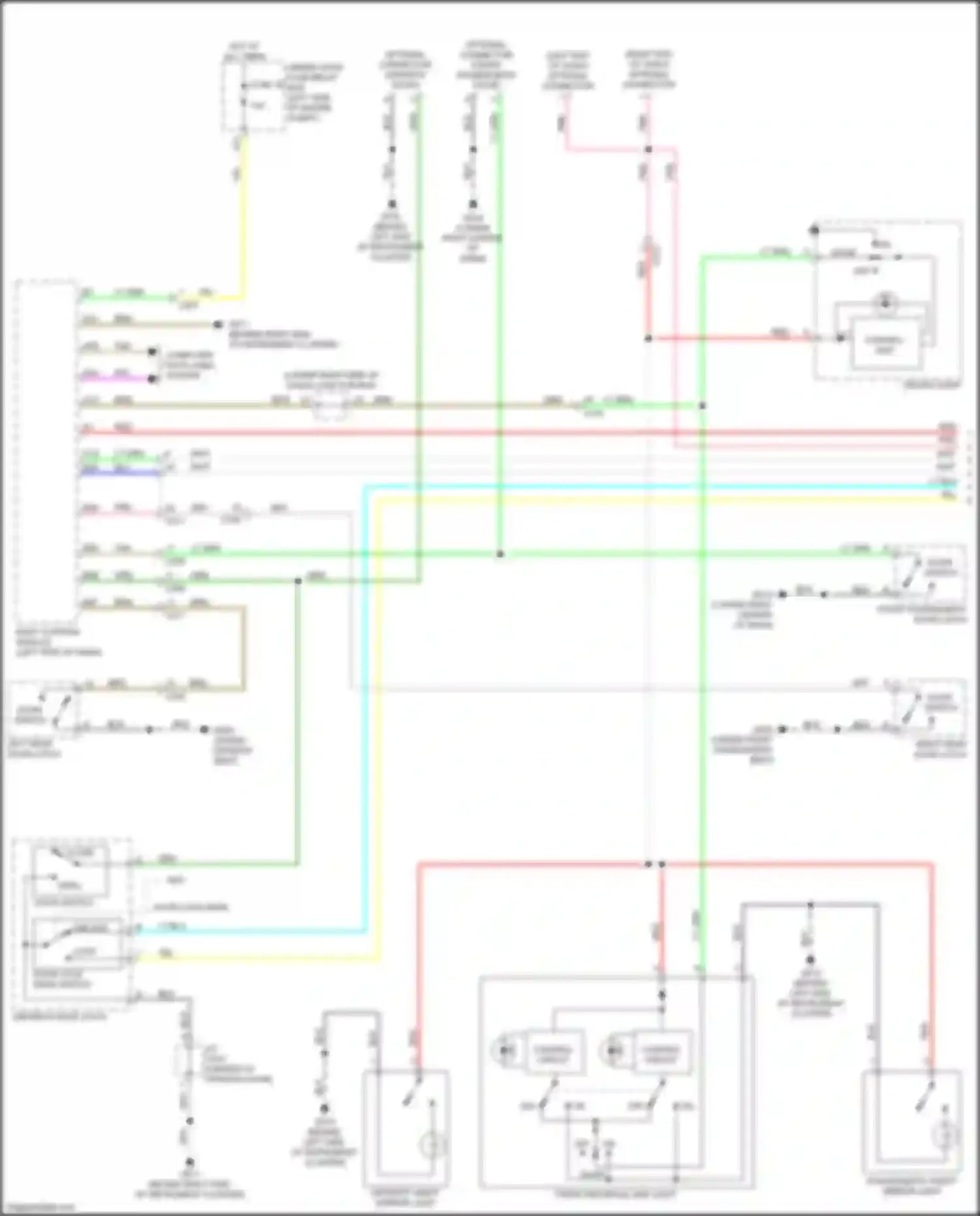 Wiring diagram optional connector a for Acura Integra IV (2022-2024) (2 of 2)