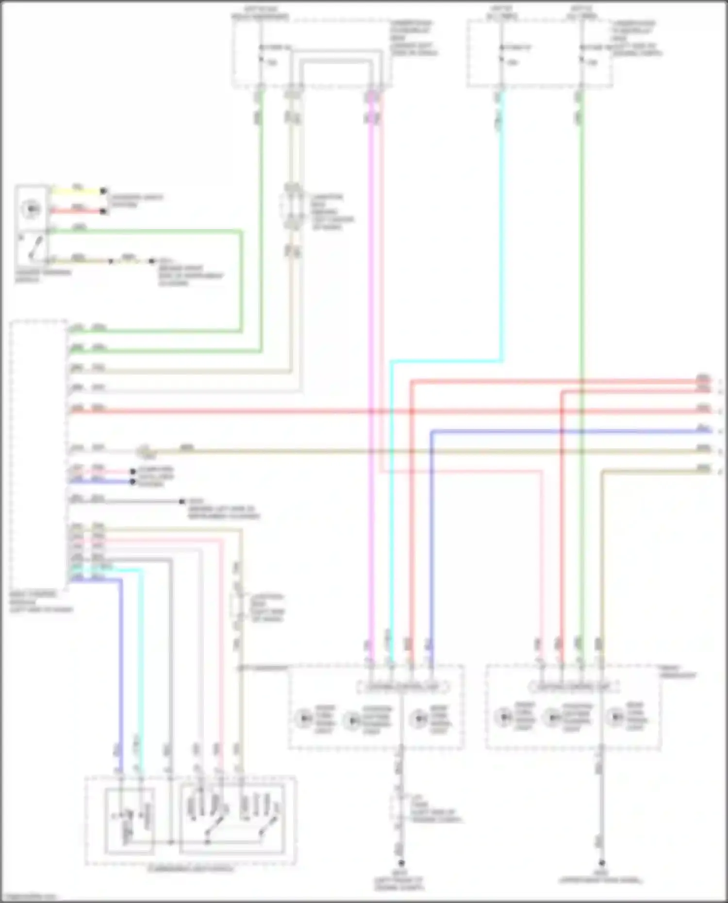 Wiring diagram rear turn signal light for Acura Integra IV (2022-2024) (1 of 1)