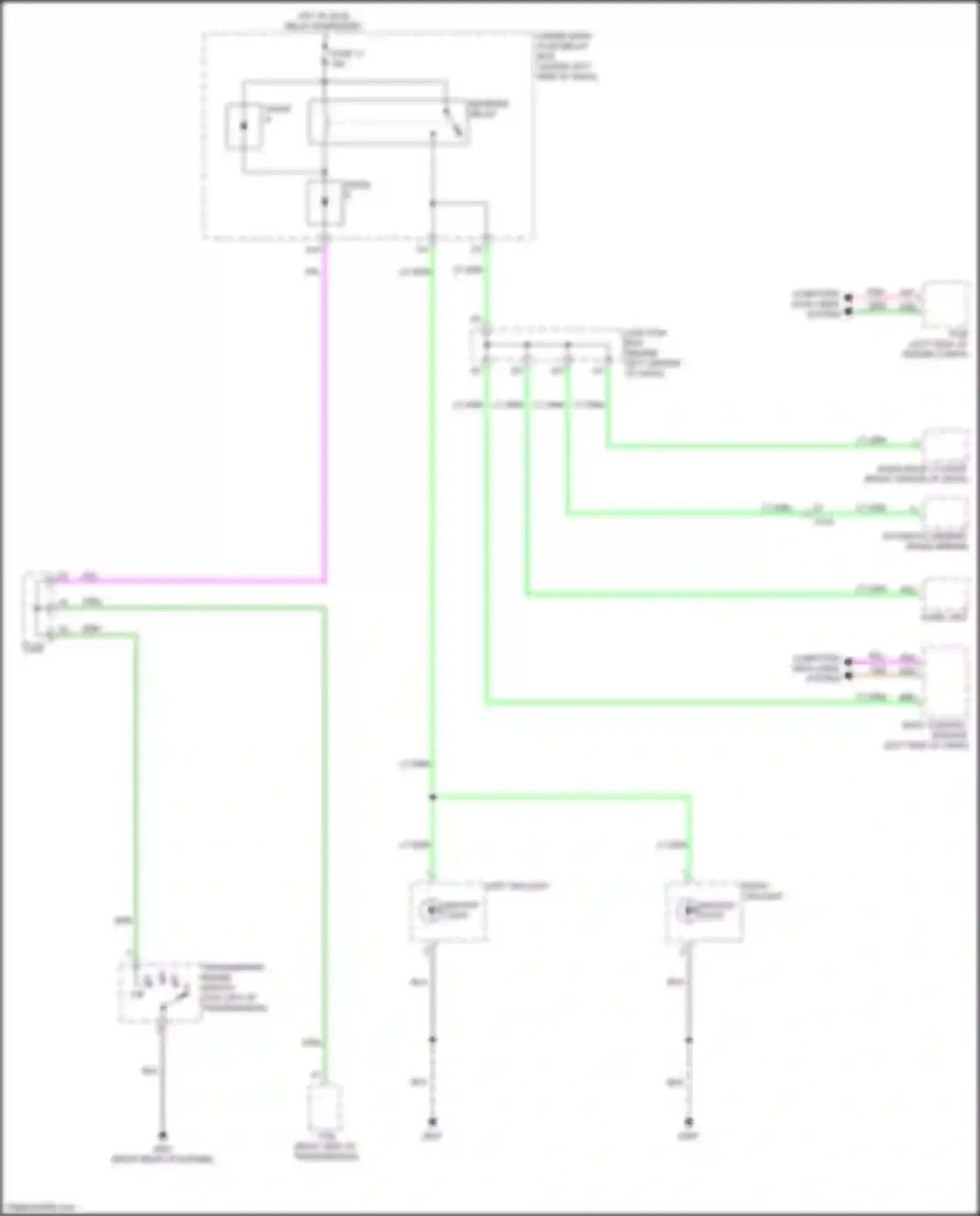 Wiring diagram relay energized for Acura Integra IV (2022-2024) (1 of 44)