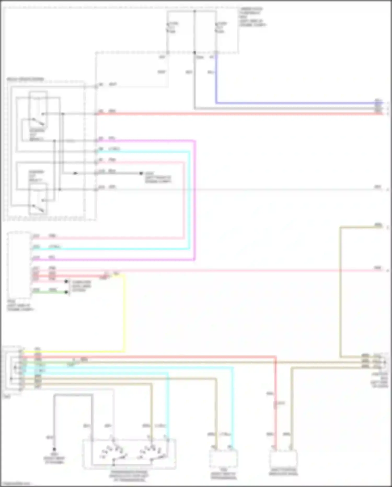 Wiring diagram shift position indicator panel for Acura Integra IV (2022-2024) (1 of 1)