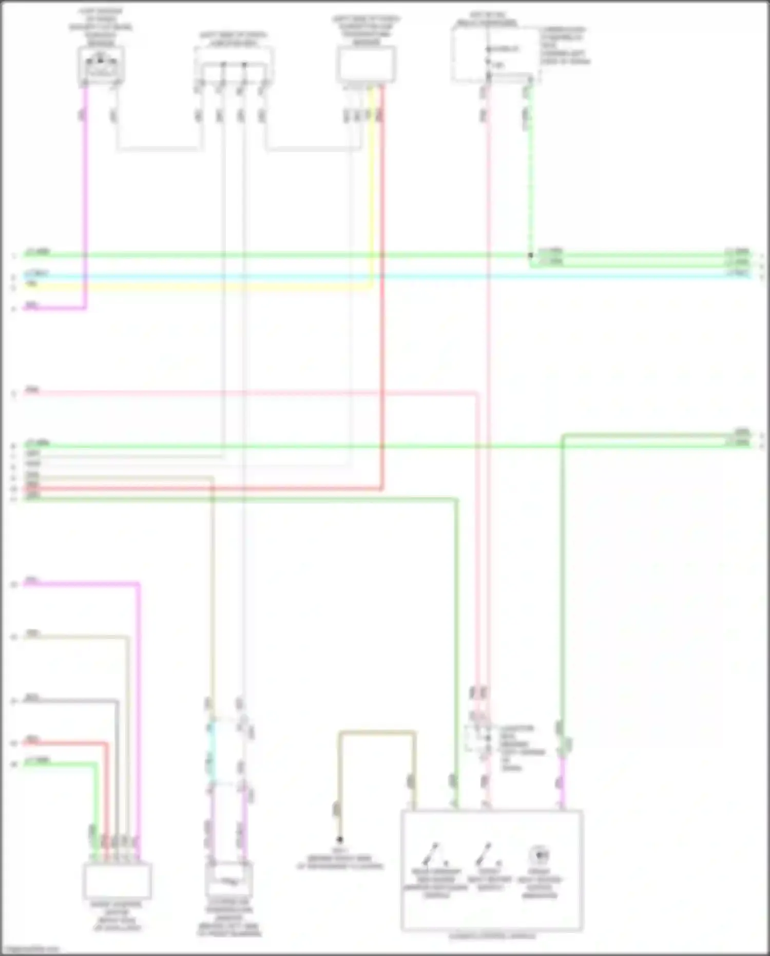 Wiring diagram sunlight sensor for Acura Integra IV (2022-2024) (1 of 1)