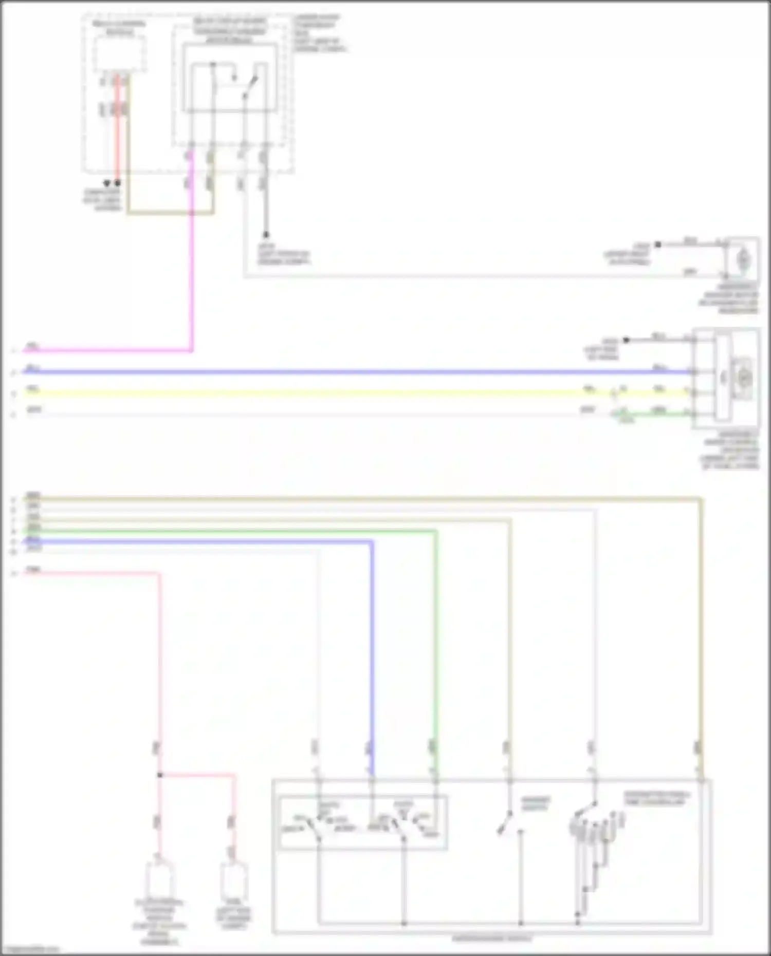 Wiring diagram under-hood fuse/relay box for Acura Integra IV (2022-2024) (10 of 47)