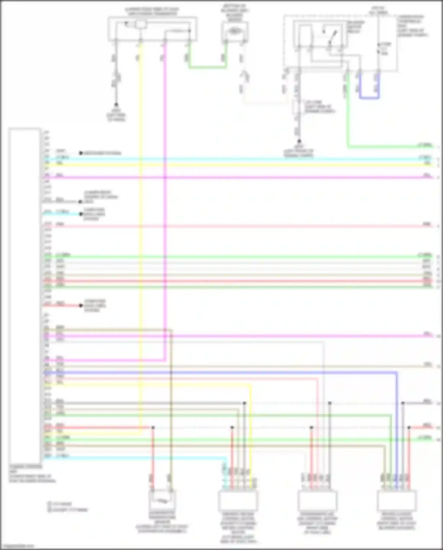 Wiring diagram under-hood fuse/relay box for Acura Integra IV (2022-2024) (21 of 47)