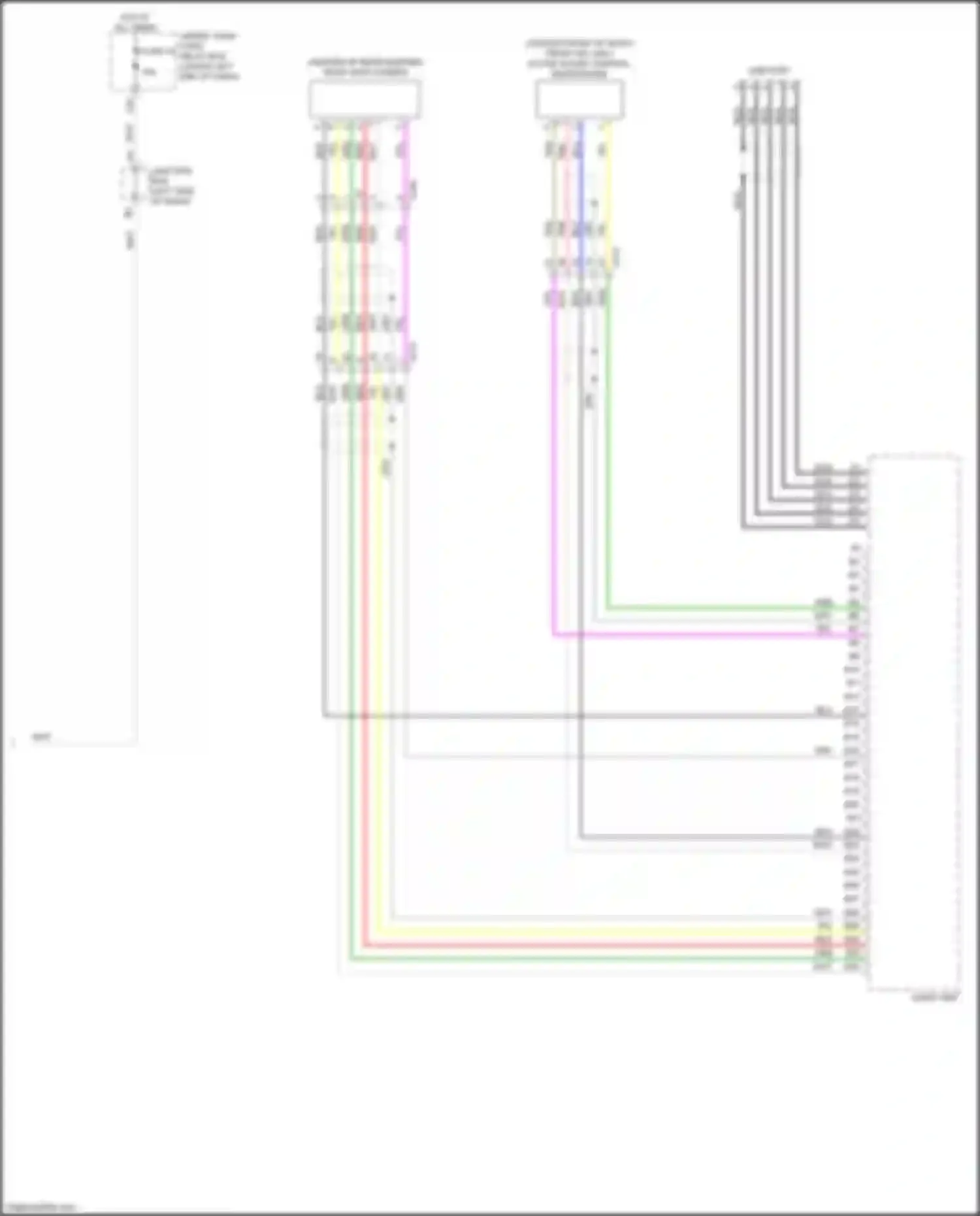 Wiring diagram usb port a for Acura Integra IV (2022-2024) (2 of 4)