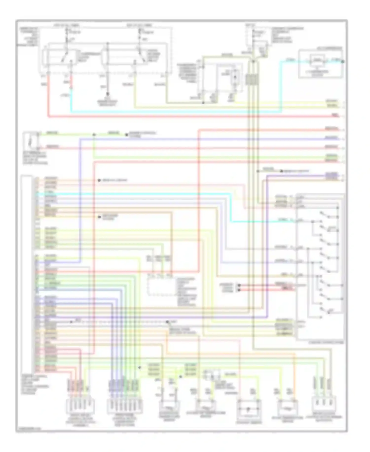 MDX Acura I (2000-2006): Automatic a/c circuit (1 of 2)