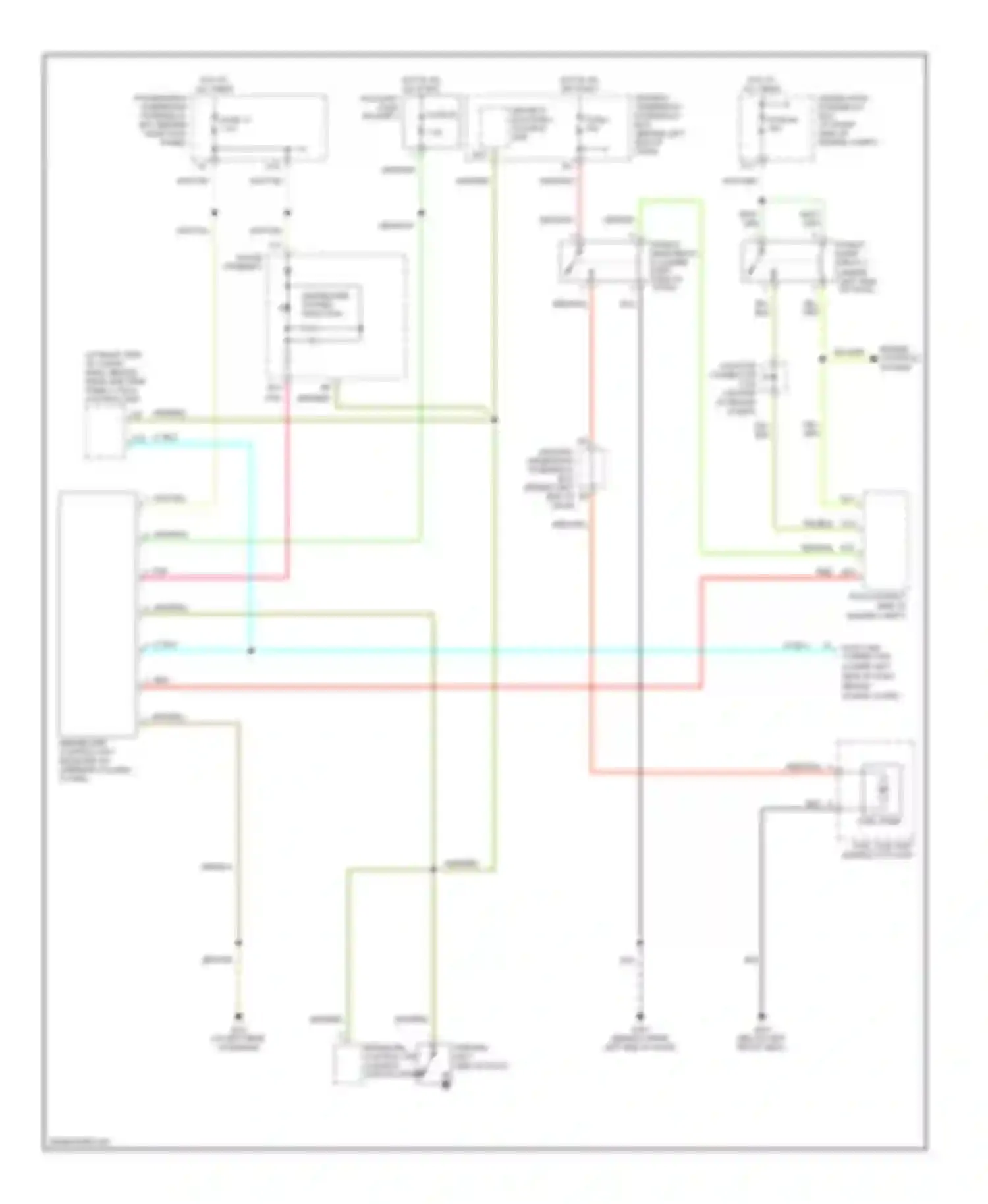 MDX Acura I (2000-2006): Immobilizer circuit