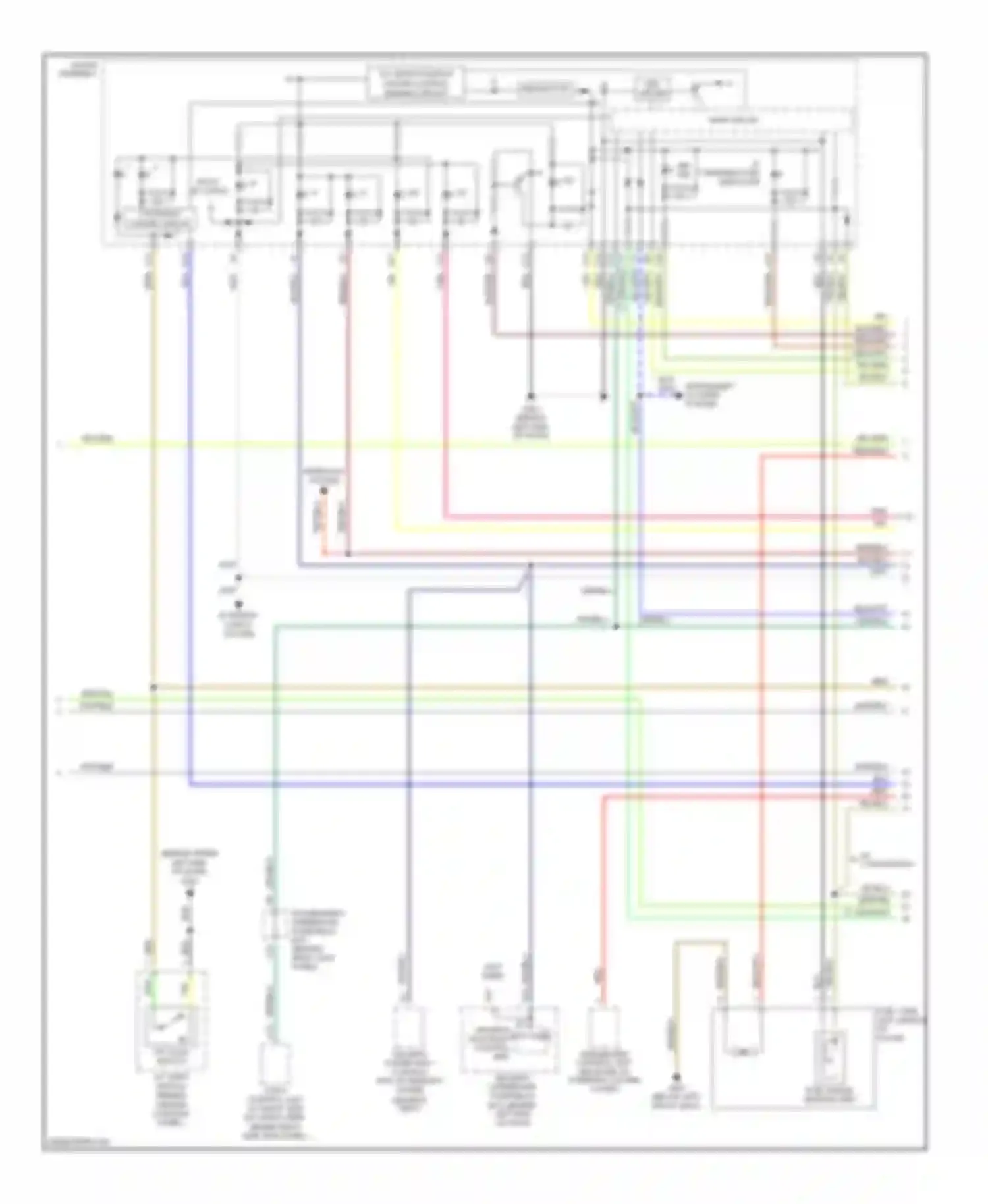MDX Acura I (2000-2006): Wiring diagram engine performance 3.5l (4 of 5)