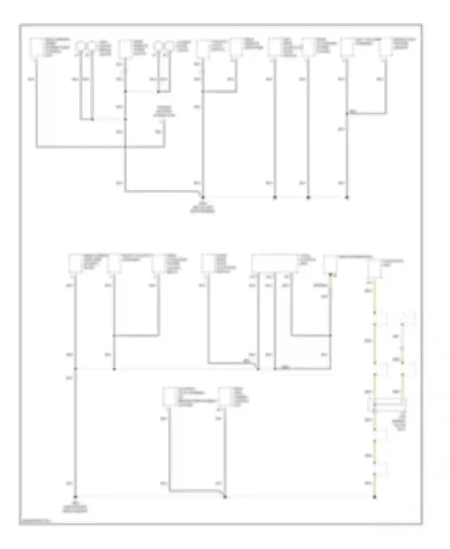 MDX Acura I (2000-2006): Ground distribution circuit (4 of 4)