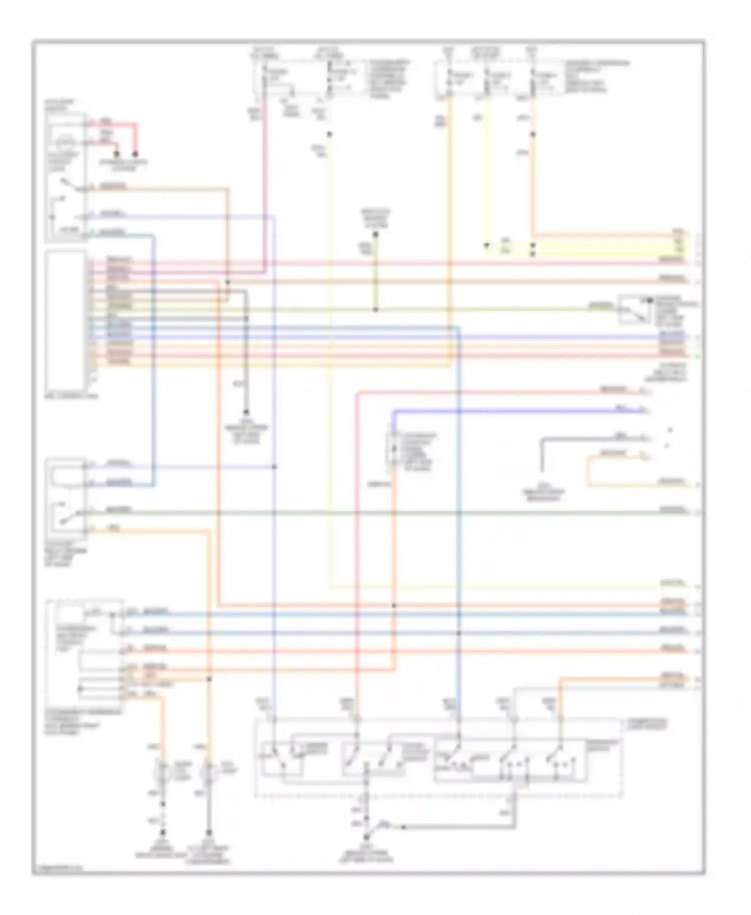 MDX Acura I (2000-2006): Headlights circuit, with drl (1 of 2)