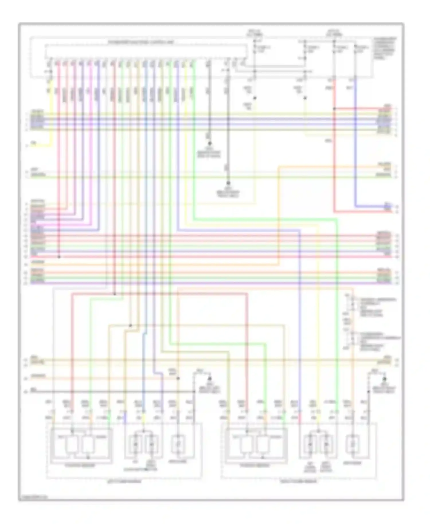 MDX Acura I (2000-2006): Memory systems circuit (2 of 3)