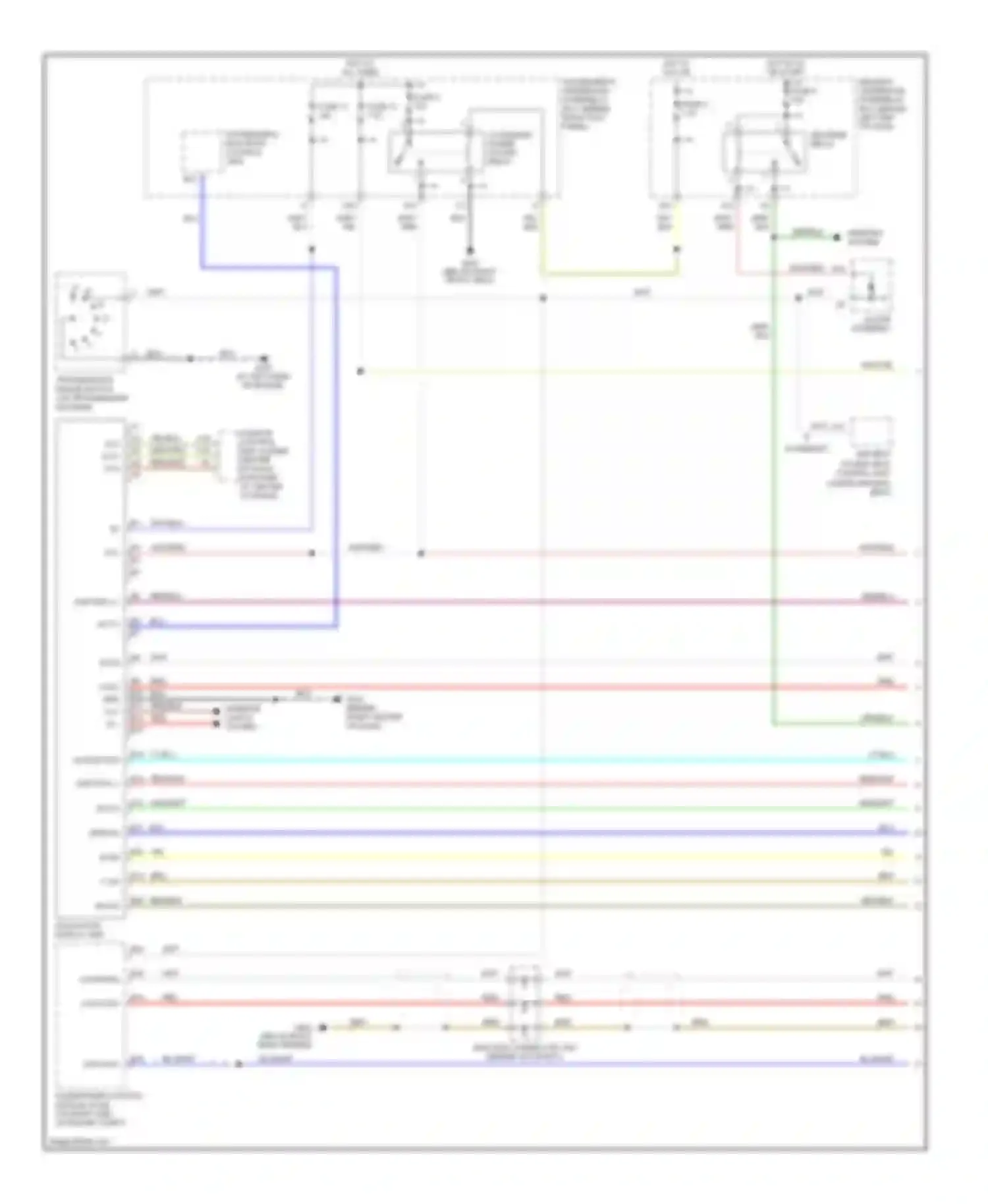 MDX Acura I (2000-2006): Navigation circuit (1 of 2)