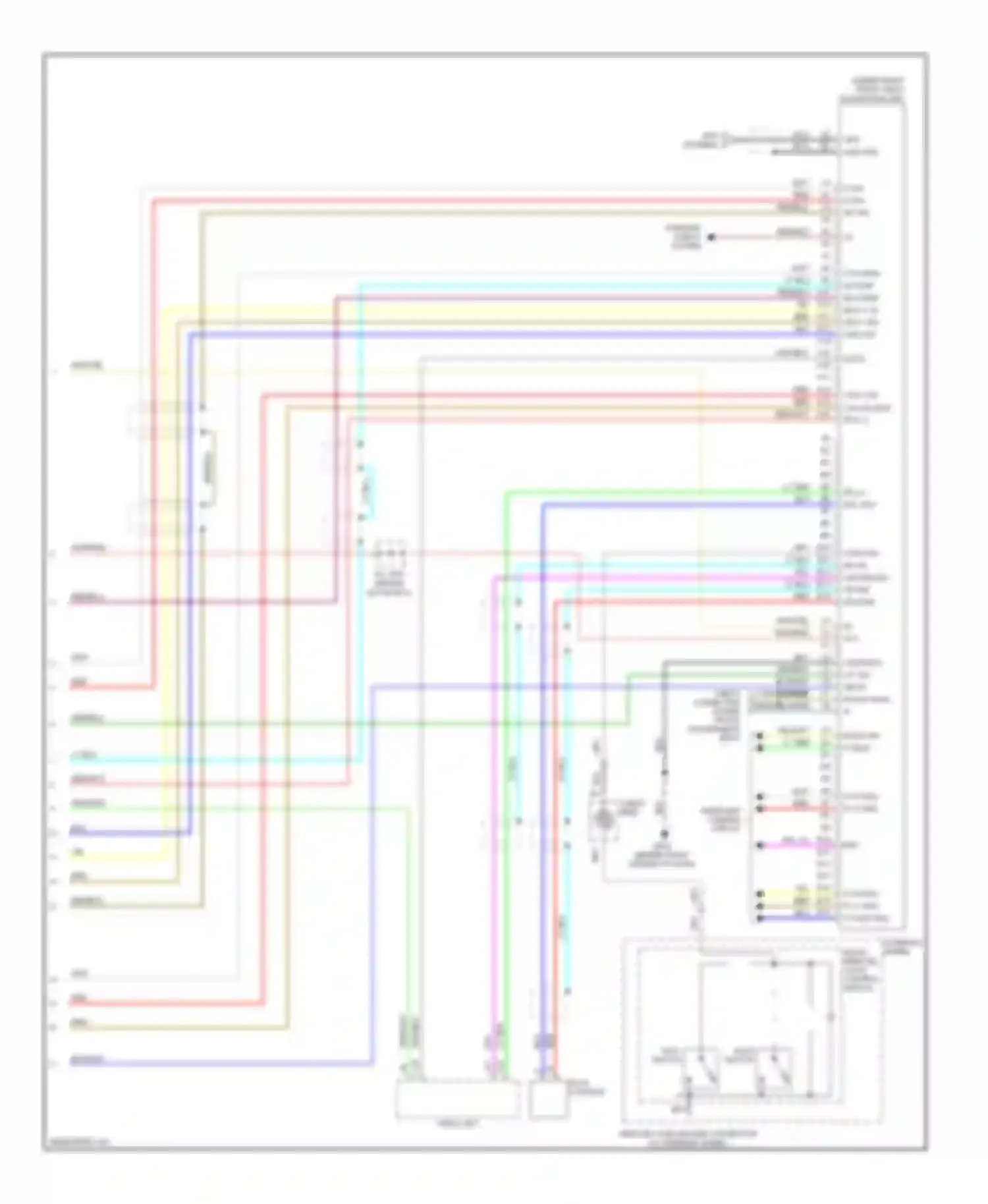 MDX Acura I (2000-2006): Navigation circuit (2 of 2)