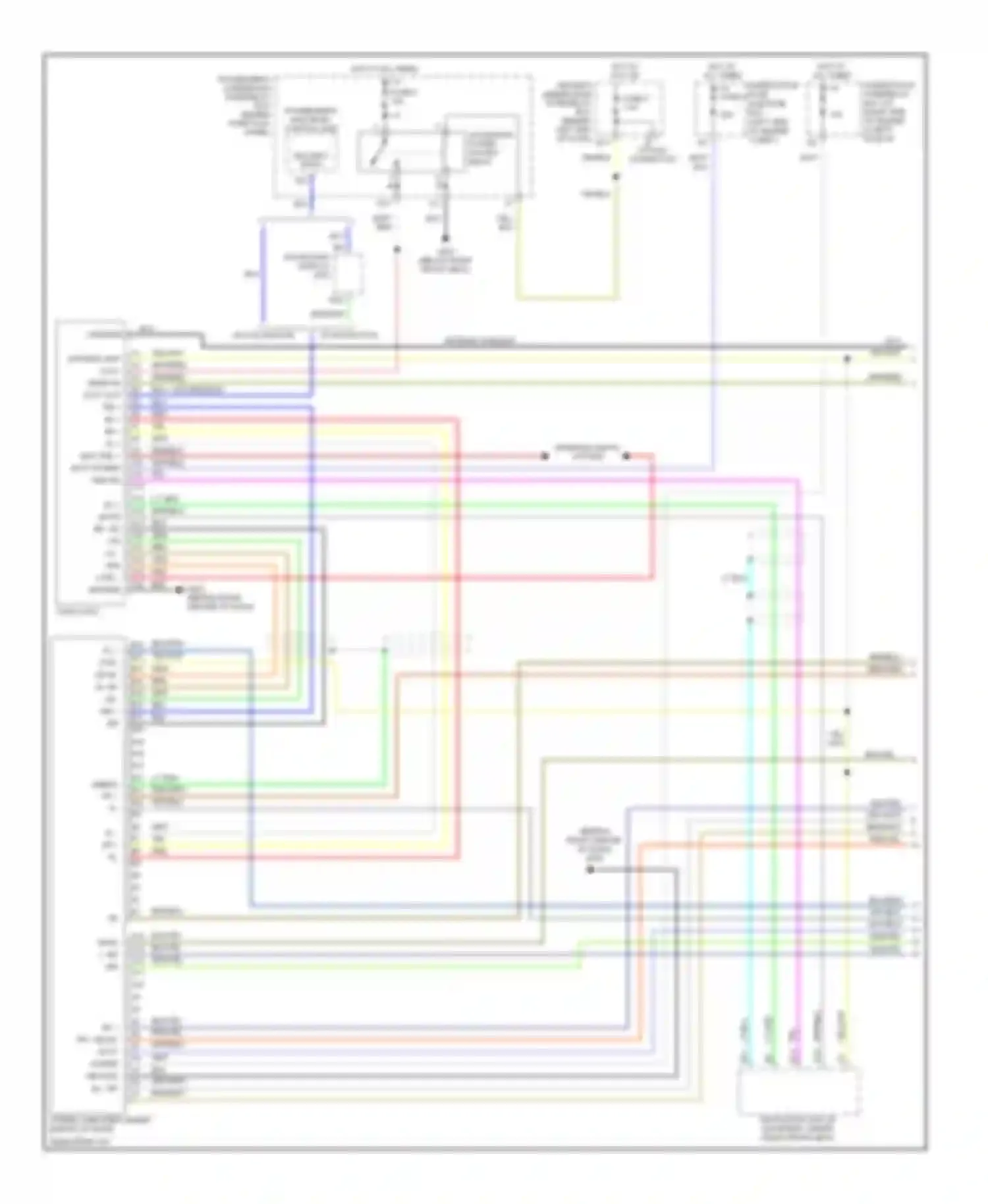 MDX Acura I (2000-2006): Radio circuit, withbose (1 of 2)