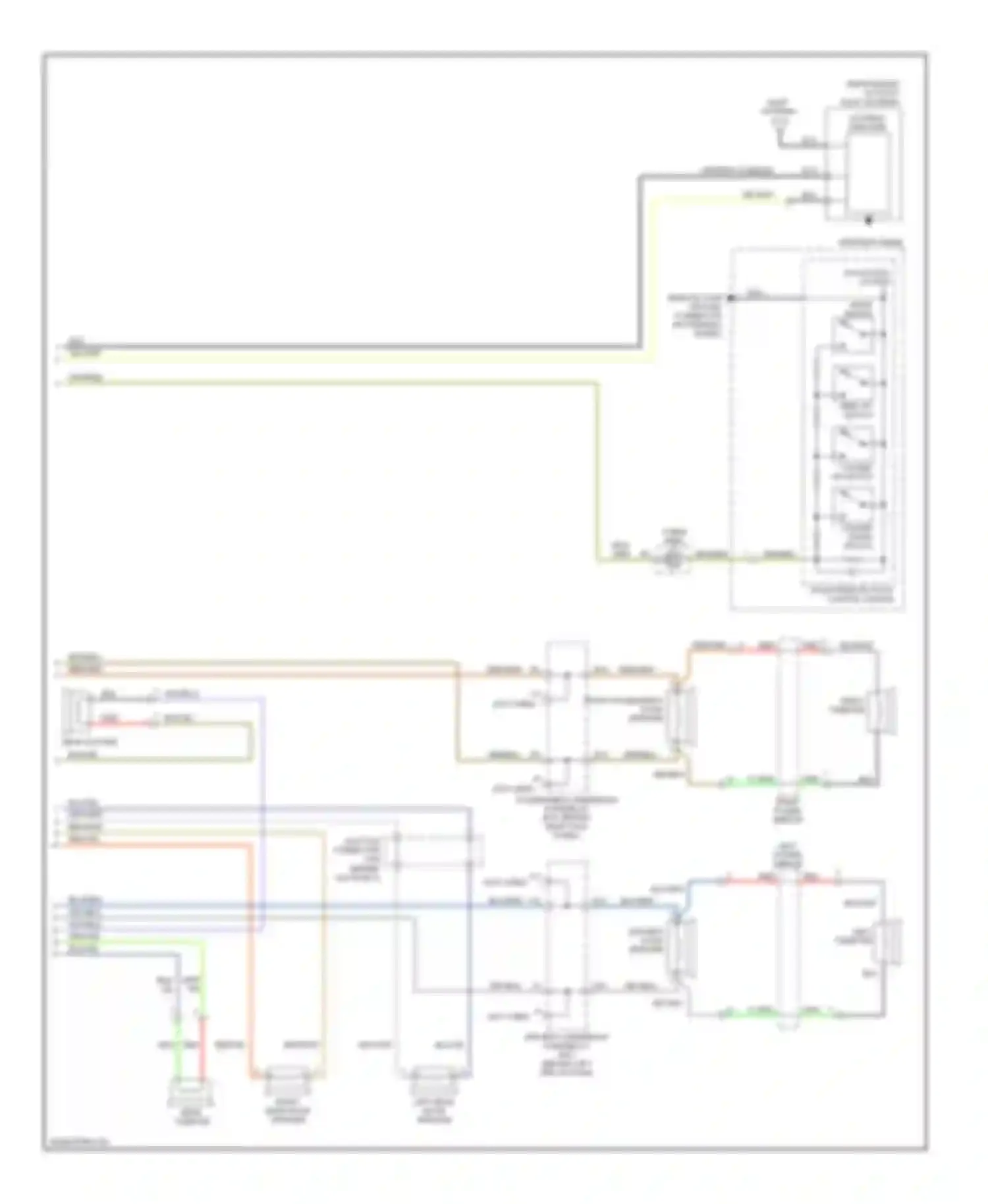 MDX Acura I (2000-2006): Radio circuit, withbose (2 of 2)
