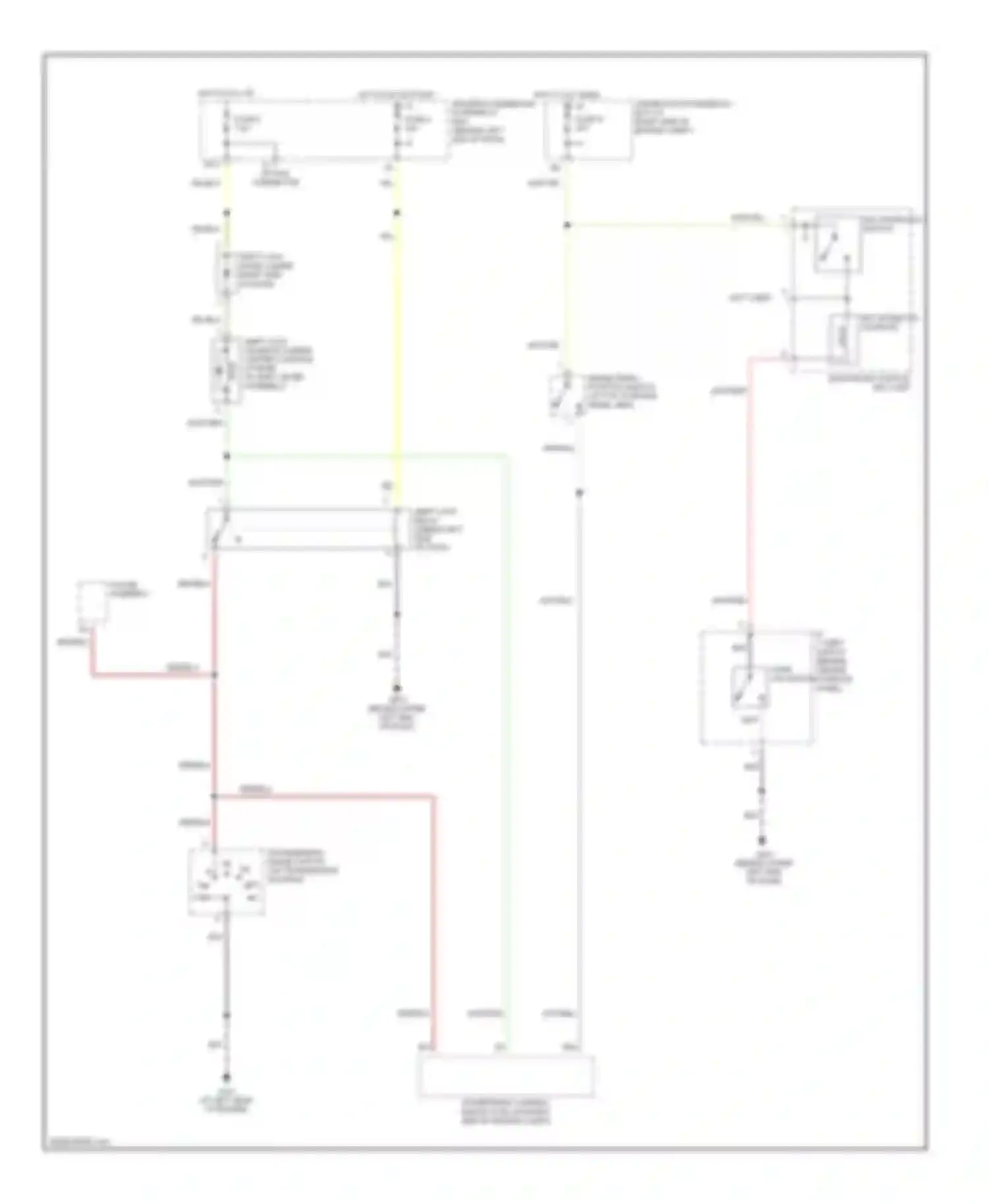 MDX Acura I (2000-2006): Shift interlock circuit