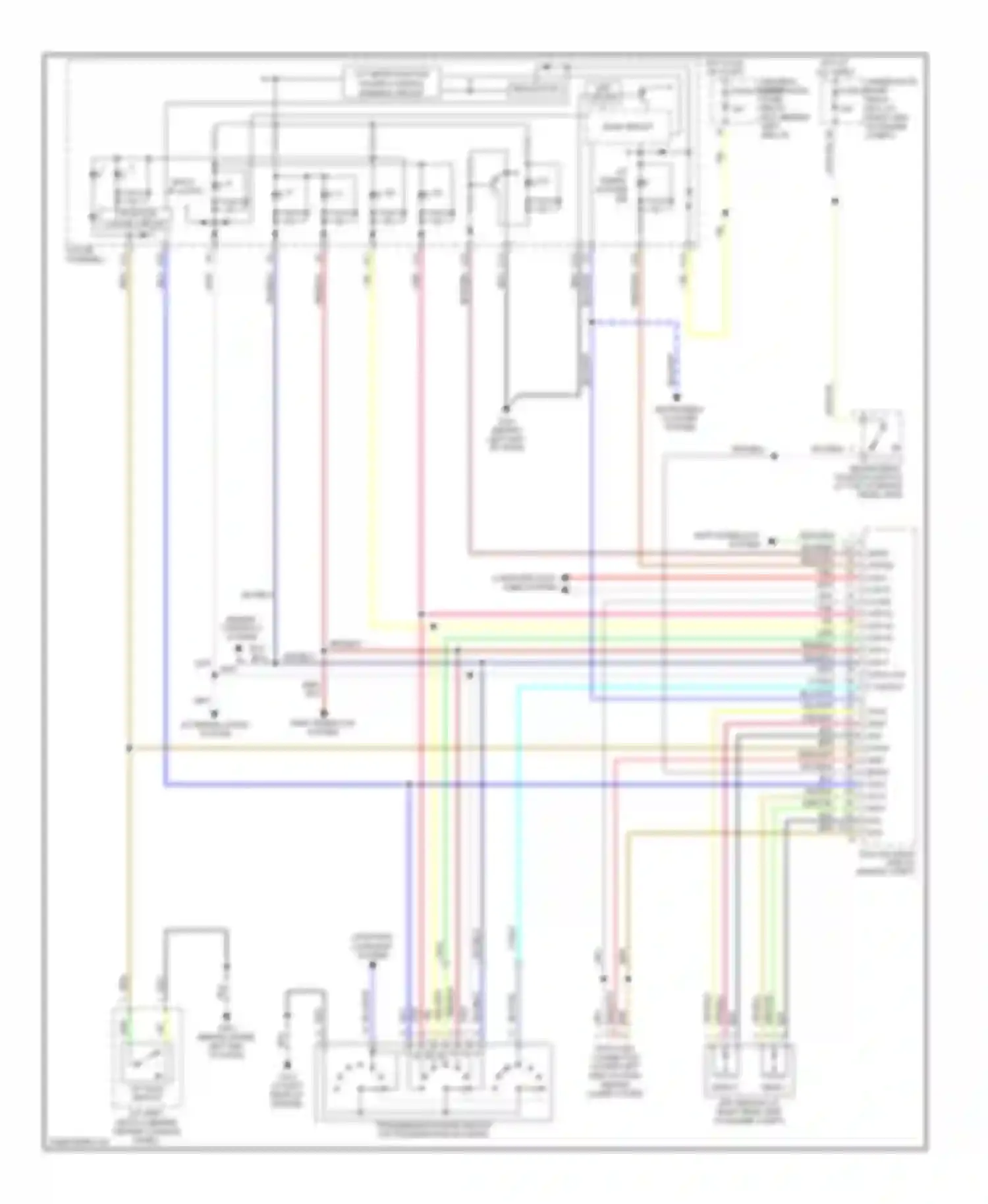 Wiring diagram a/t gear position/ cruise control dimming circuit for Acura MDX I (2000-2006) (1 of 3)