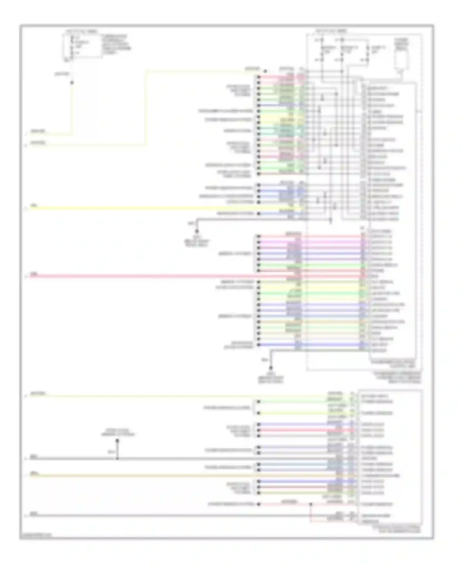 Wiring diagram blu/yel for Acura MDX I (2000-2006) (3 of 24)