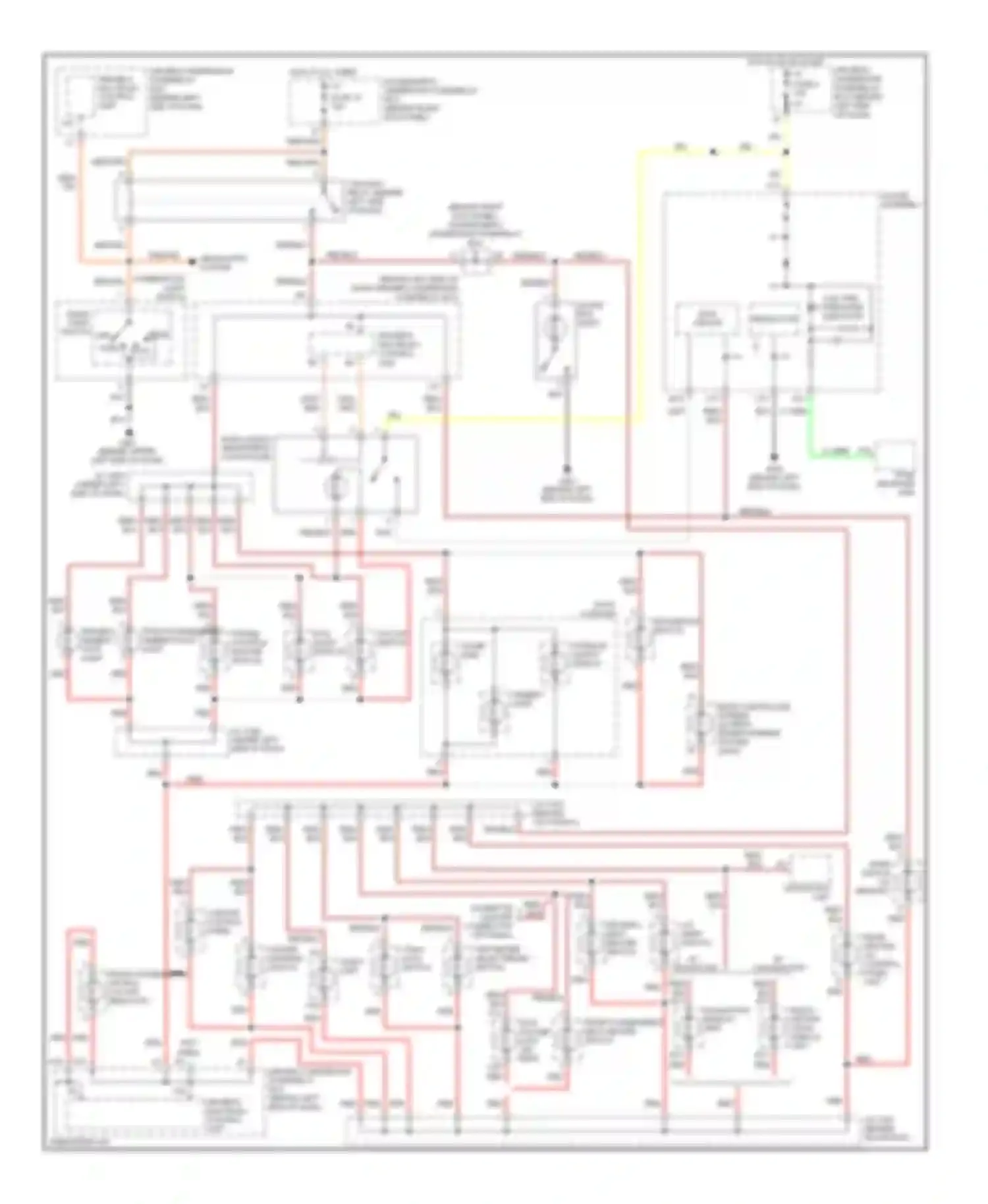 Wiring diagram driver's multiplex control unit for Acura MDX I (2000-2006) (15 of 25)