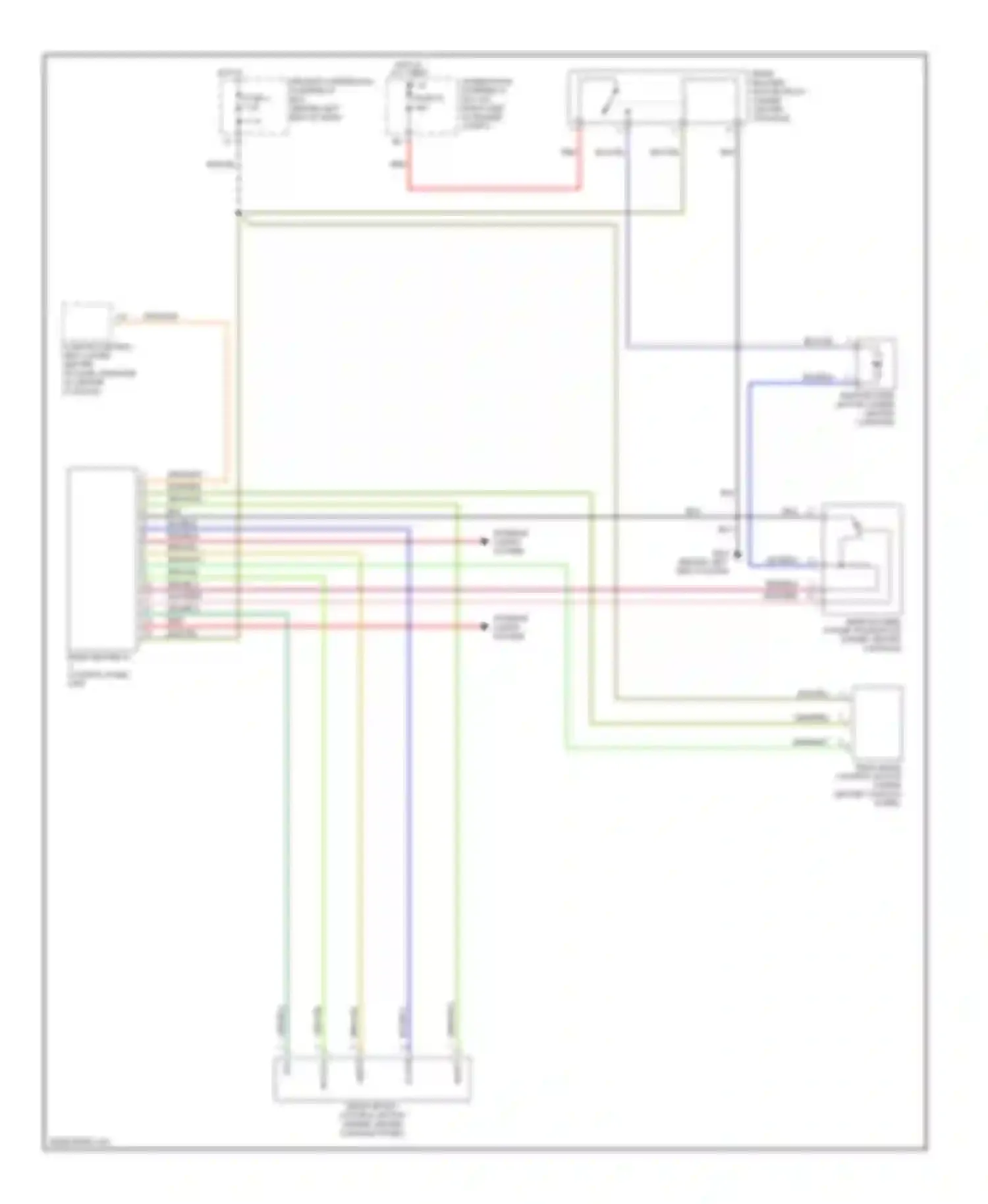 Wiring diagram fuse 52 for Acura MDX I (2000-2006) (2 of 2)