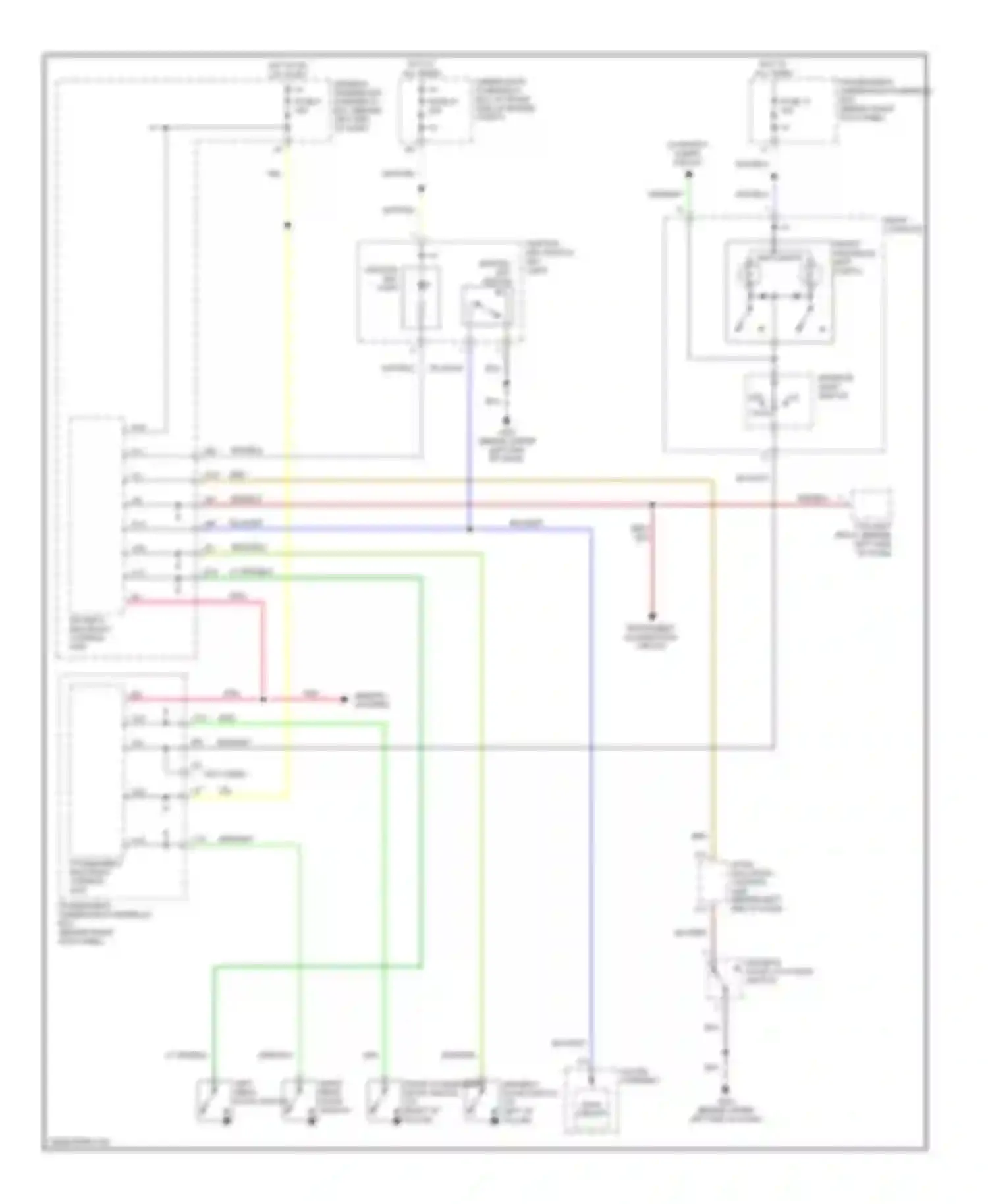 Wiring diagram grn/org for Acura MDX I (2000-2006) (12 of 21)