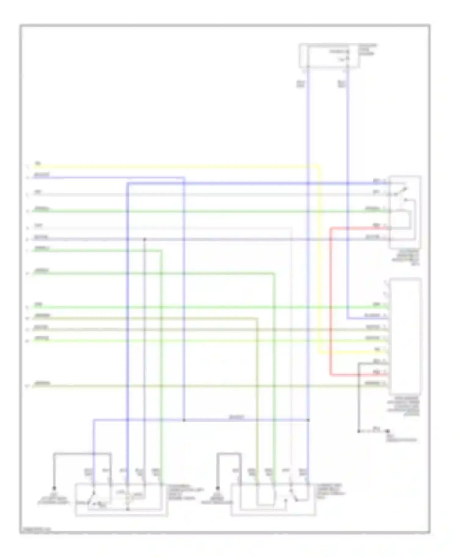 Wiring diagram grn/red for Acura MDX I (2000-2006) (31 of 32)