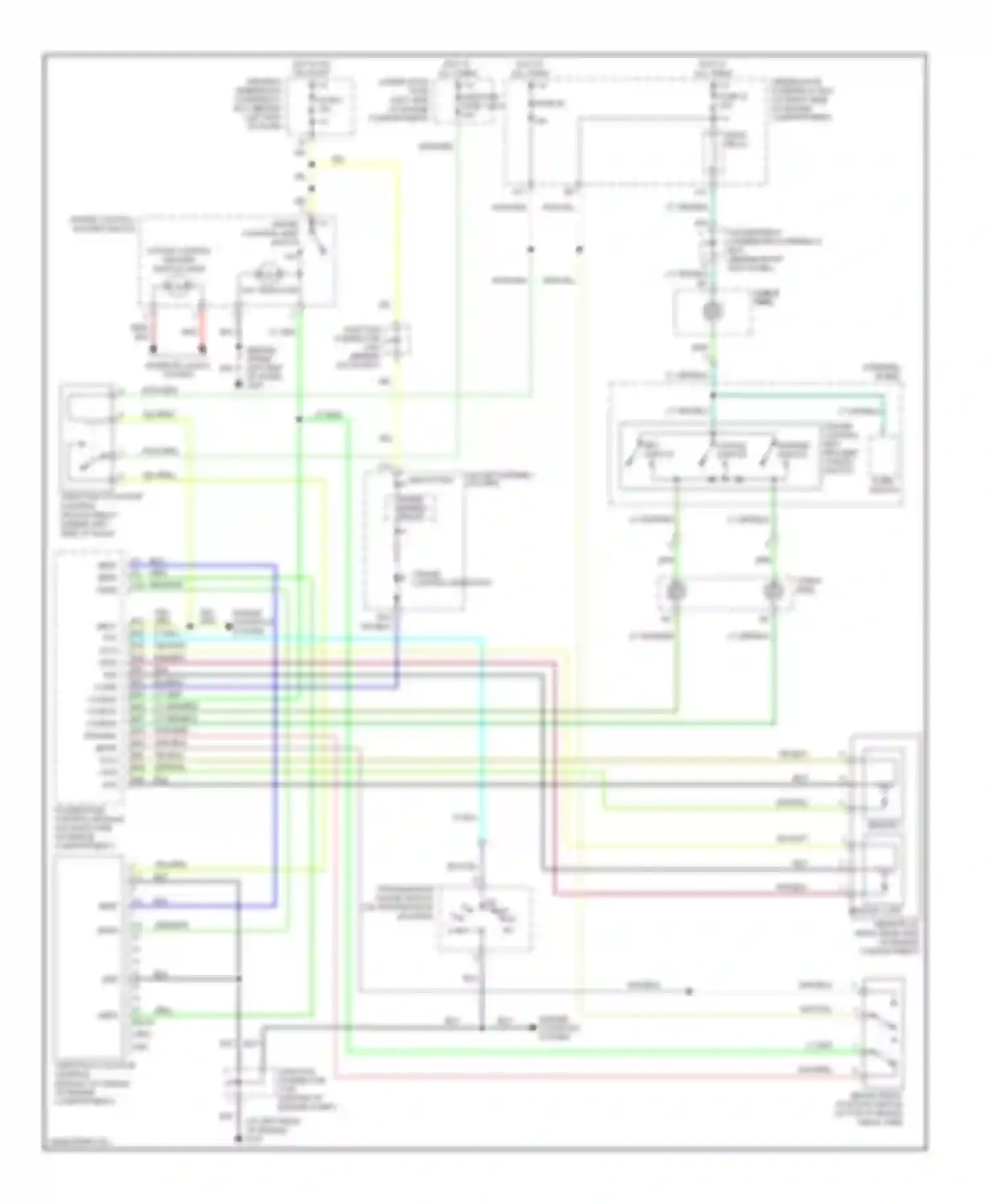 Wiring diagram hot in on or start for Acura MDX I (2000-2006) (4 of 32)