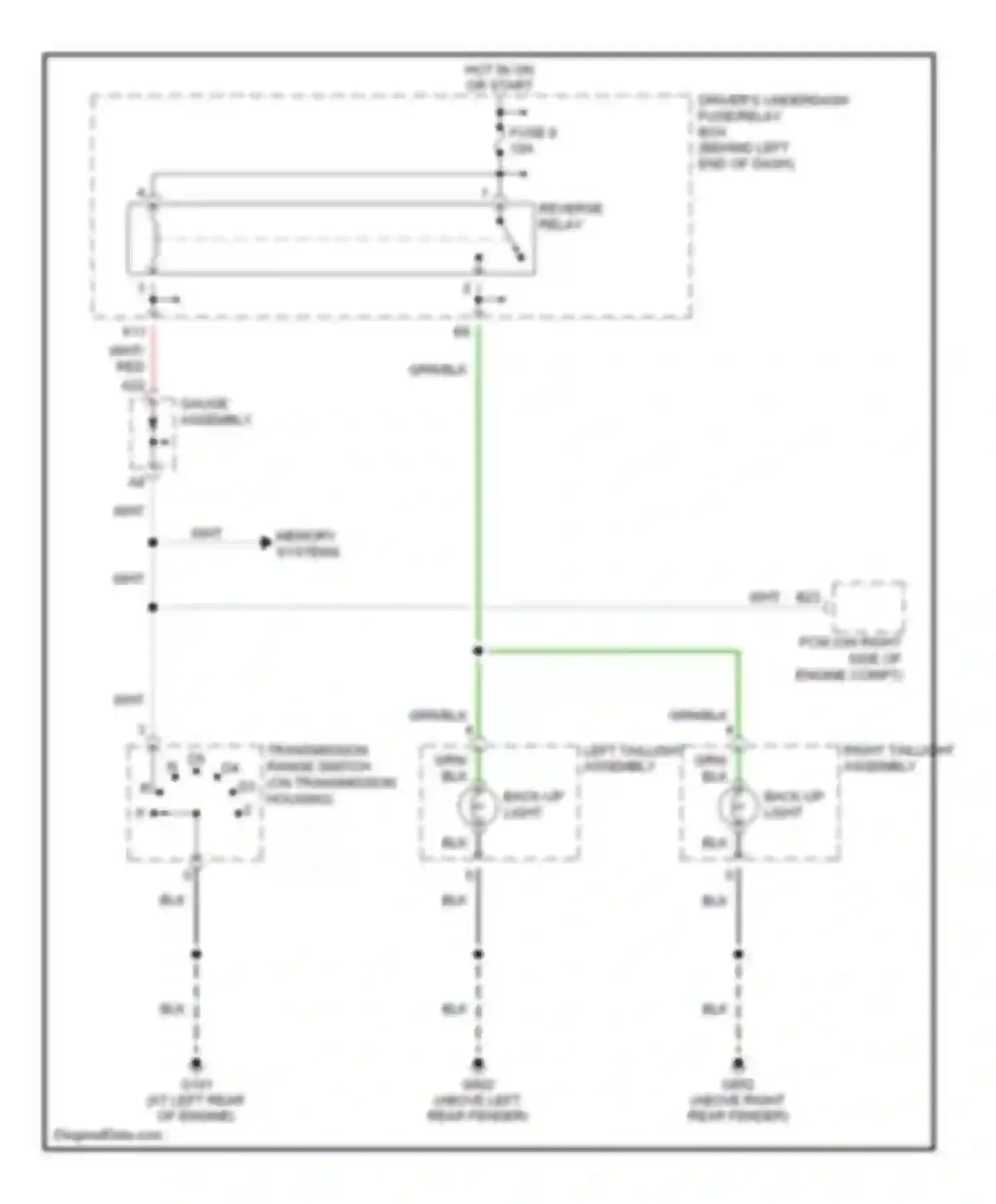 Wiring diagram memory systems for Acura MDX I (2000-2006) (1 of 11)
