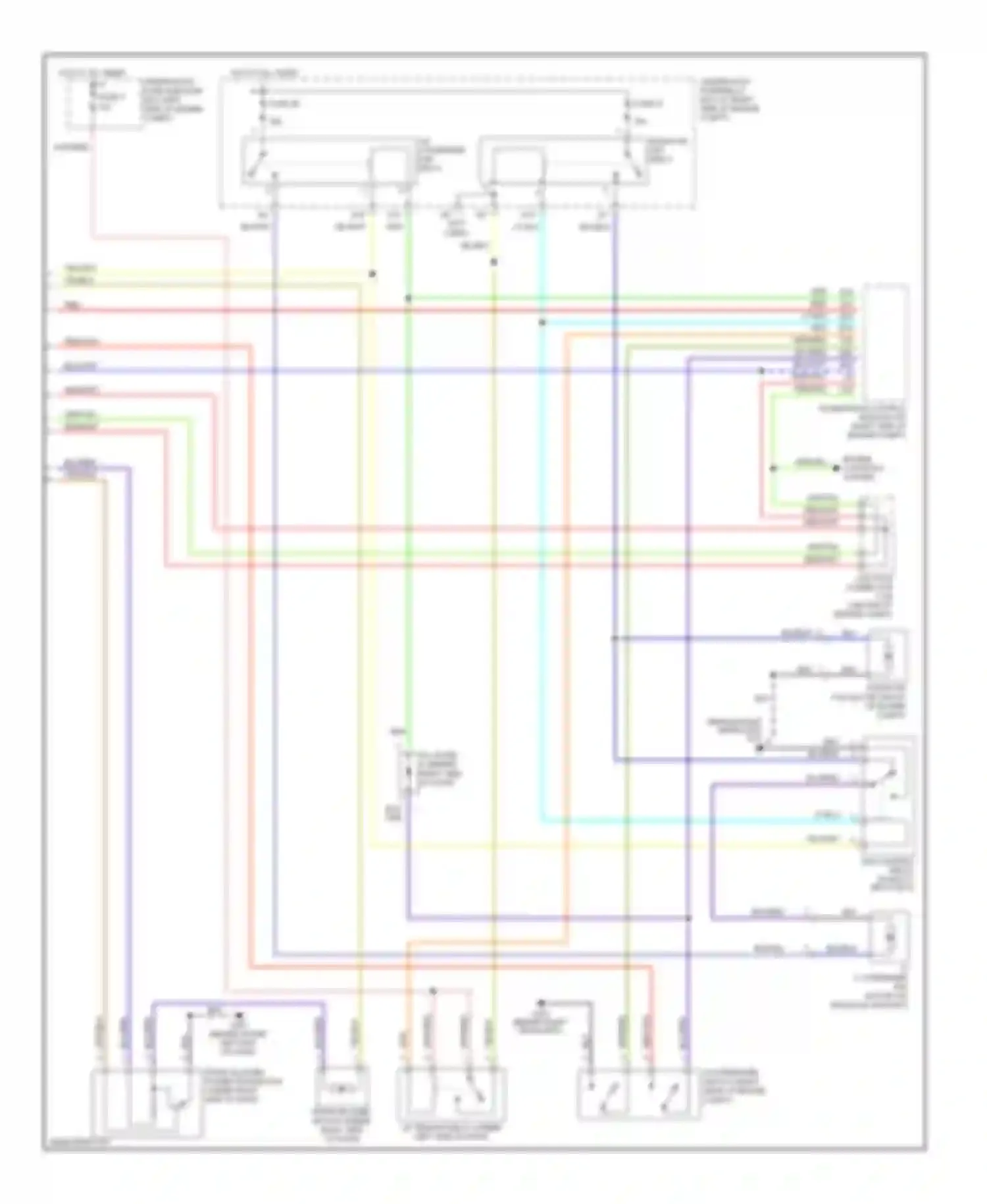 Wiring diagram red for Acura MDX I (2000-2006) (3 of 58)