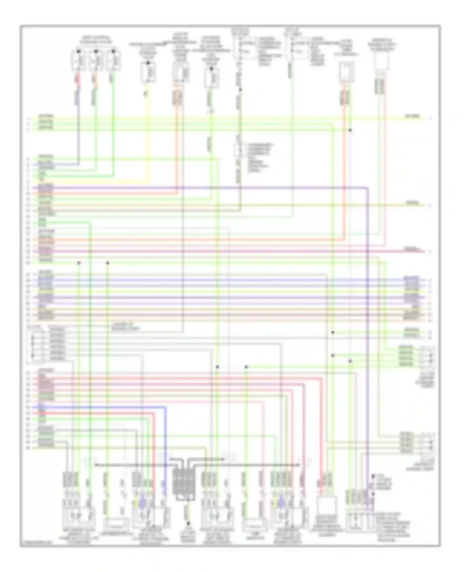 Wiring diagram shift control solenoid valves for Acura MDX I (2000-2006) (2 of 2)