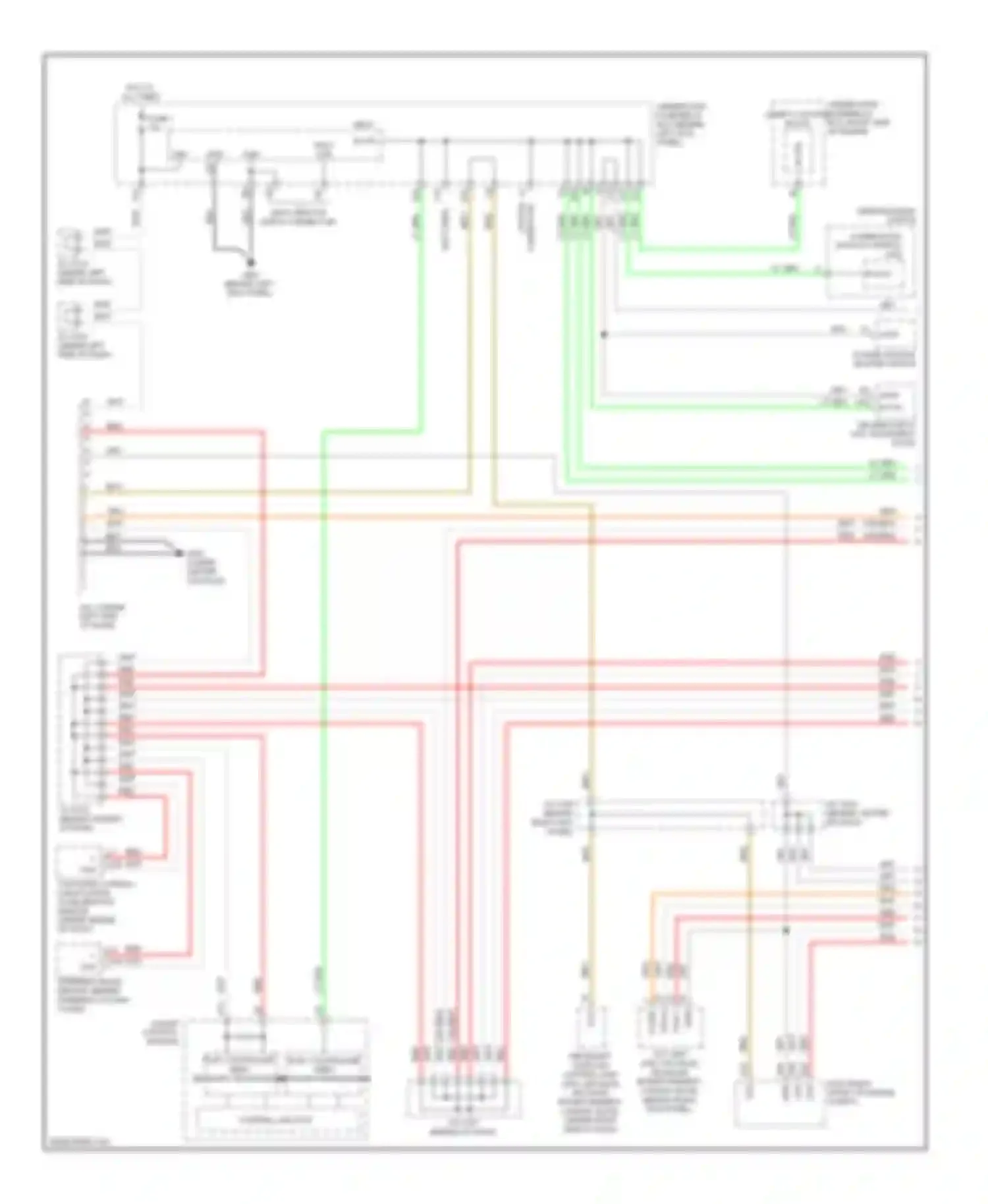 MDX Acura II facelift (2010-2013): Computer data lines circuit (1 of 3)