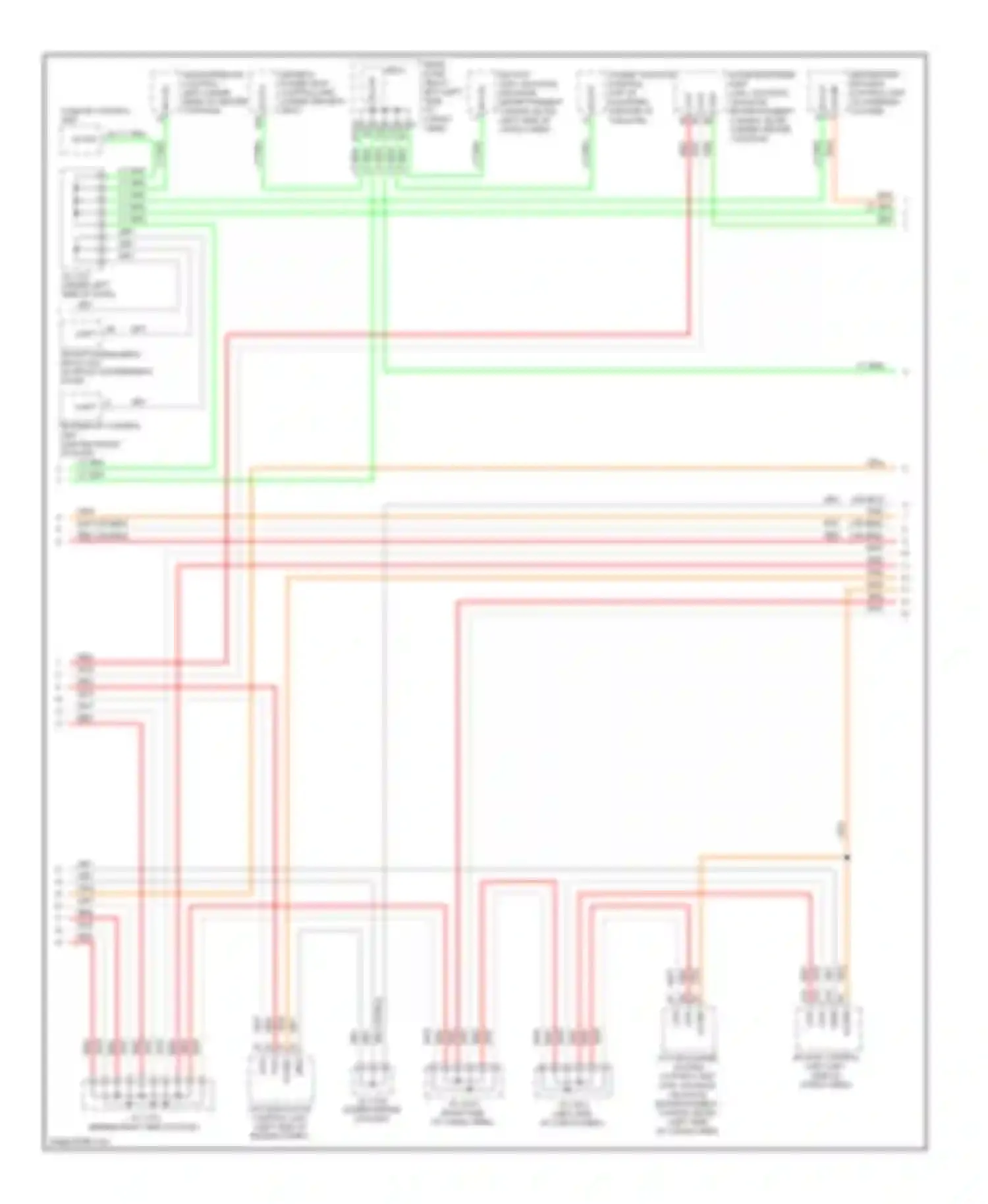 MDX Acura II facelift (2010-2013): Computer data lines circuit (2 of 3)