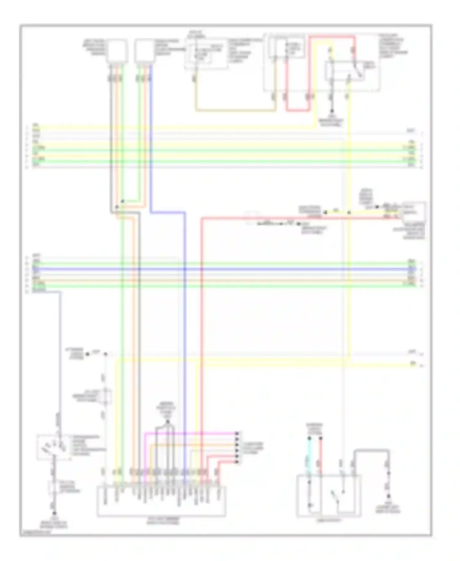 MDX Acura II facelift (2010-2013): Adaptive cruise control circuit (2 of 3)