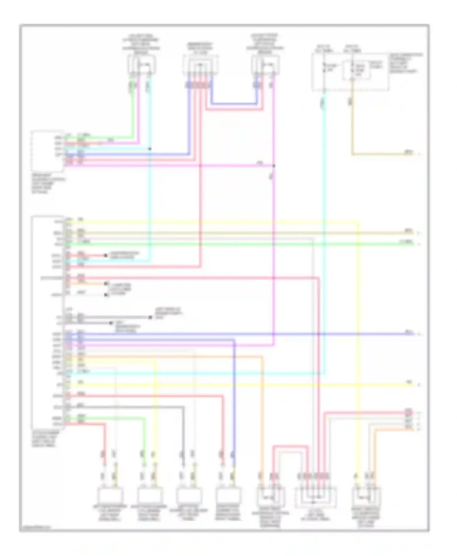 MDX Acura II facelift (2010-2013): Electronic suspension circuit (1 of 2)
