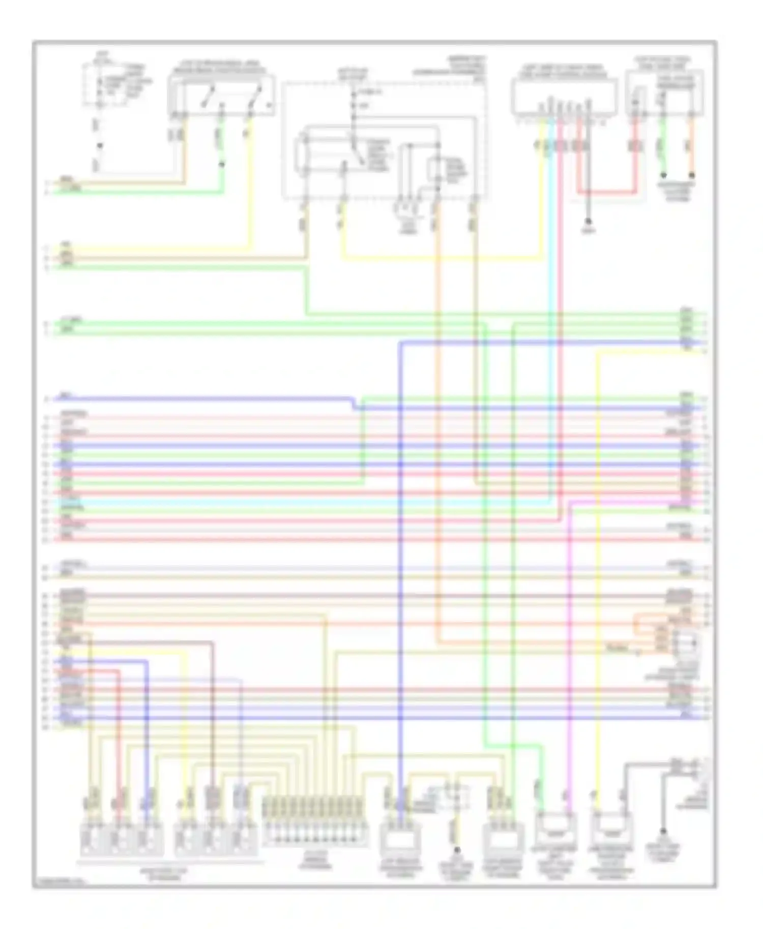 MDX Acura II facelift (2010-2013): Wiring diagram engine performance 3.7l (2 of 6)