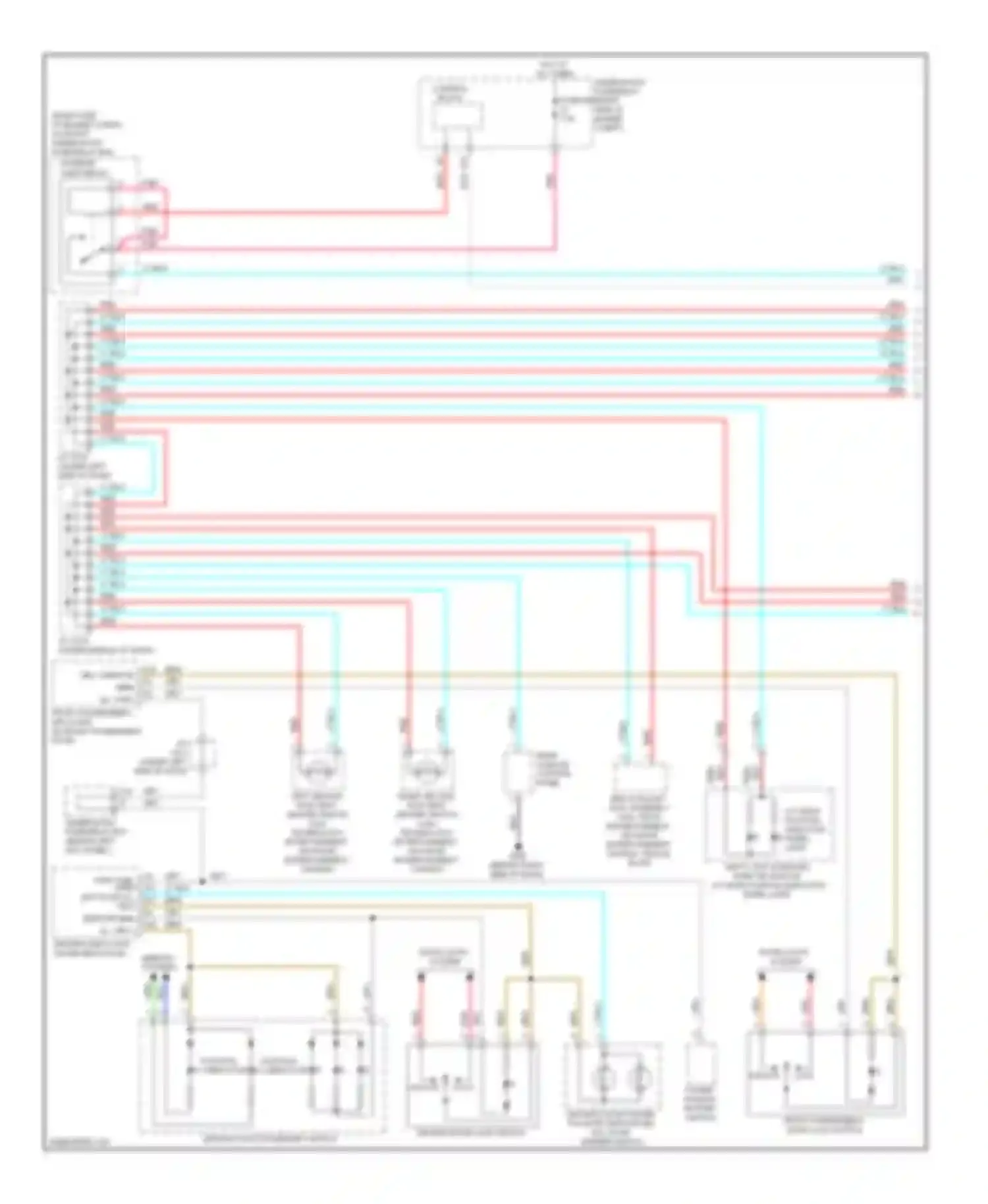 MDX Acura II facelift (2010-2013): Instrument illumination circuit (1 of 3)