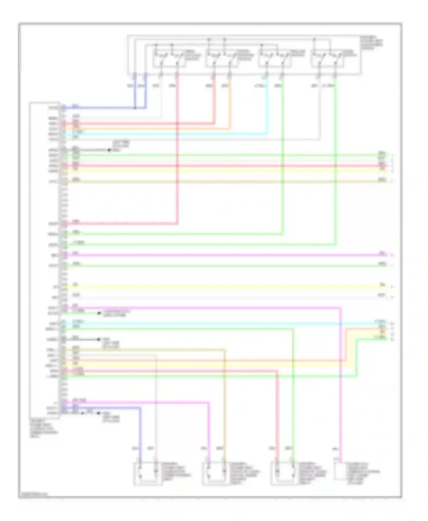 MDX Acura II facelift (2010-2013): Driver"s memory seat circuit (1 of 2)