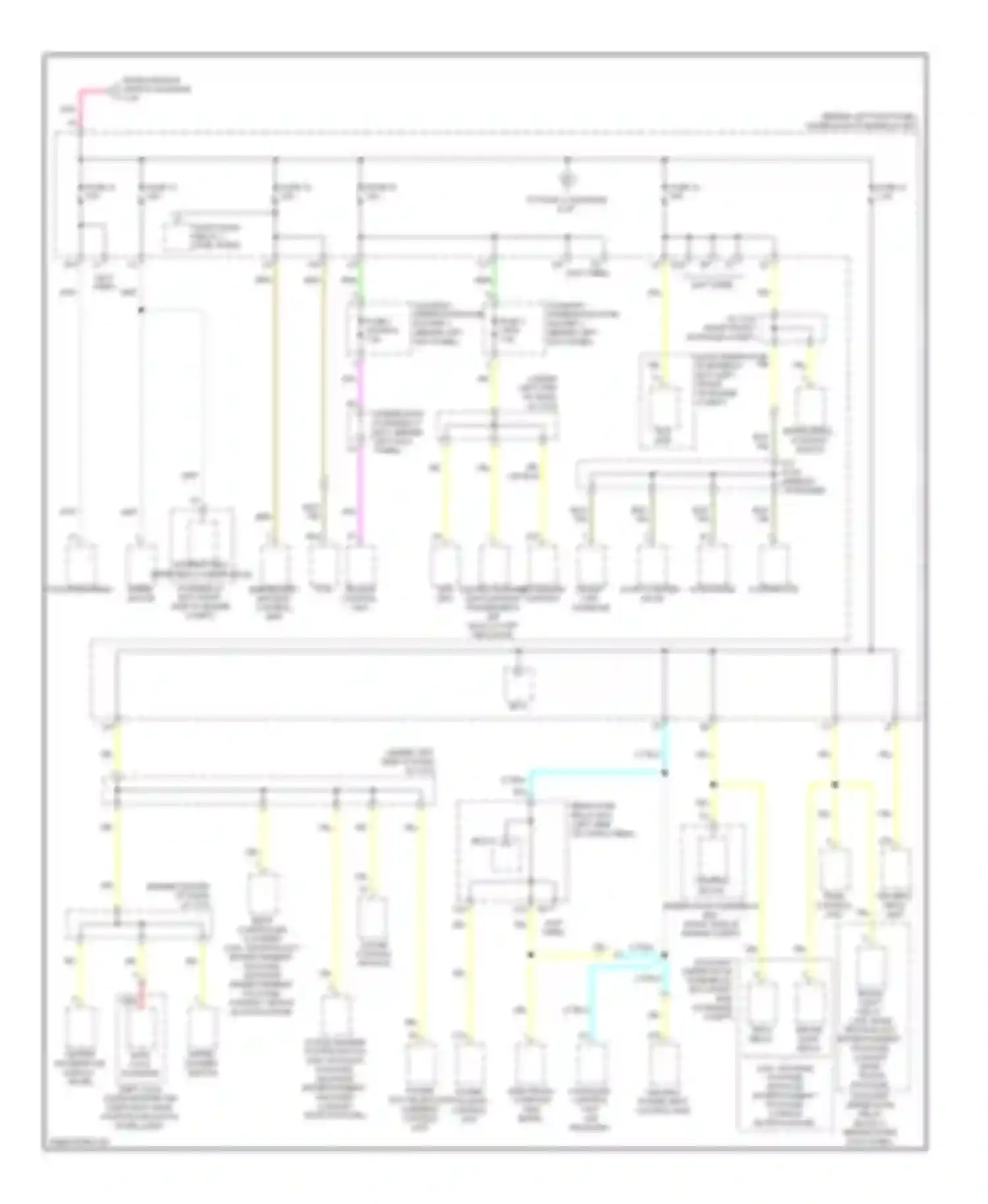 MDX Acura II facelift (2010-2013): Power distribution circuit (5 of 6)