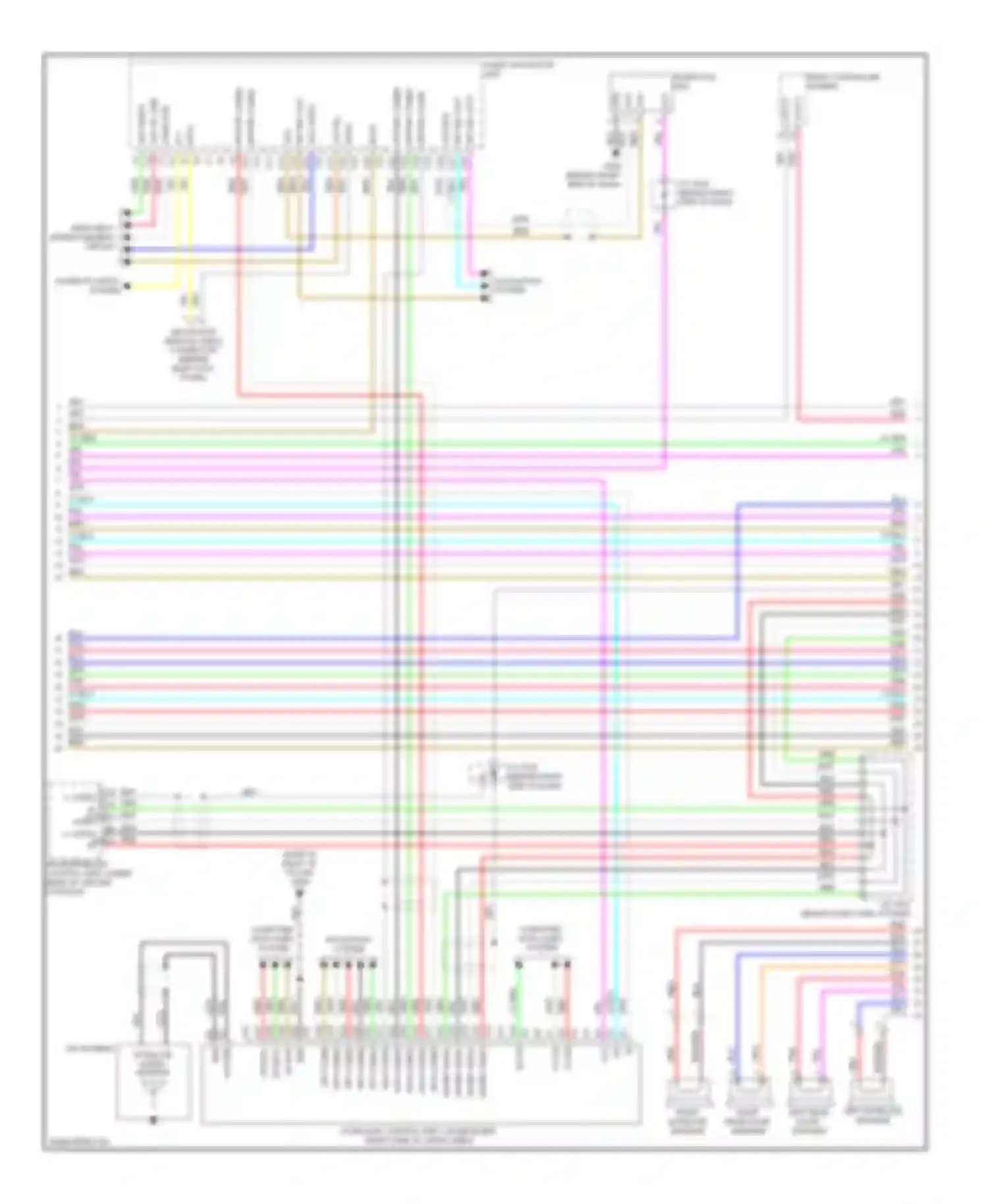 MDX Acura II facelift (2010-2013): Radio circuit, usa (3 of 4)