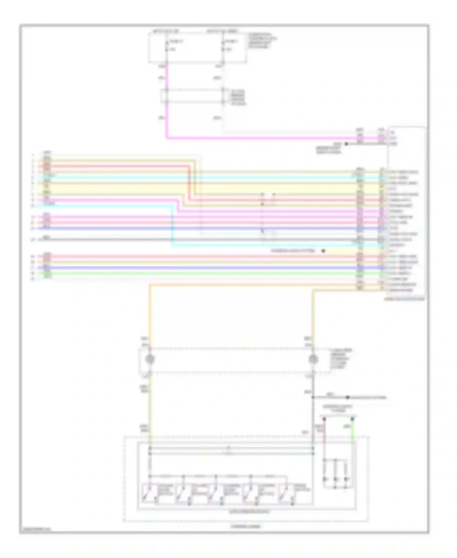 Wiring diagram audio remote switch for Acura MDX II facelift (2010-2013) (7 of 7)