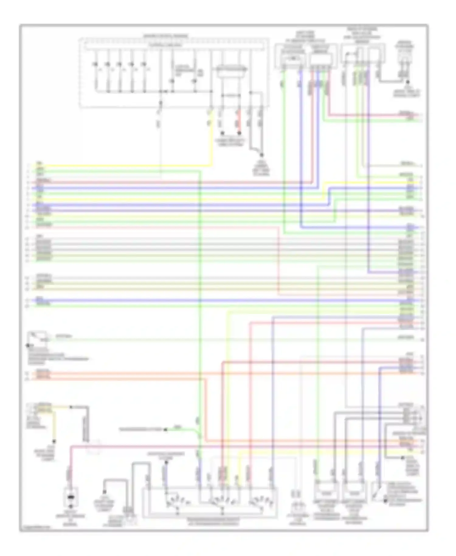 Wiring diagram blu/red for Acura MDX II facelift (2010-2013) (3 of 4)