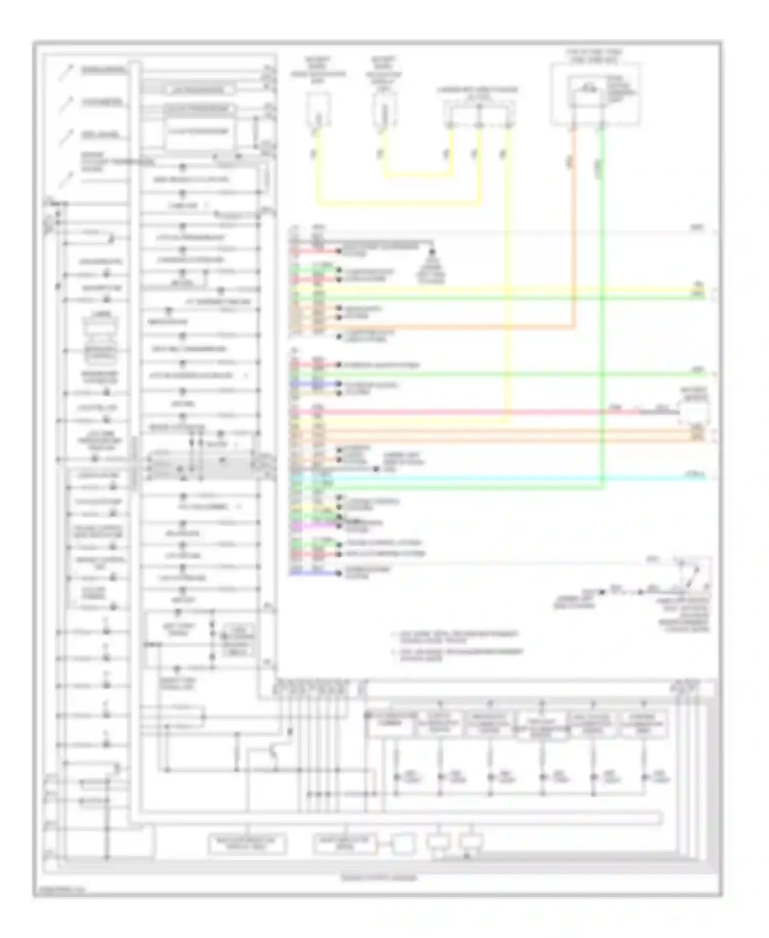 Wiring diagram cmbs ind for Acura MDX II facelift (2010-2013) (2 of 2)