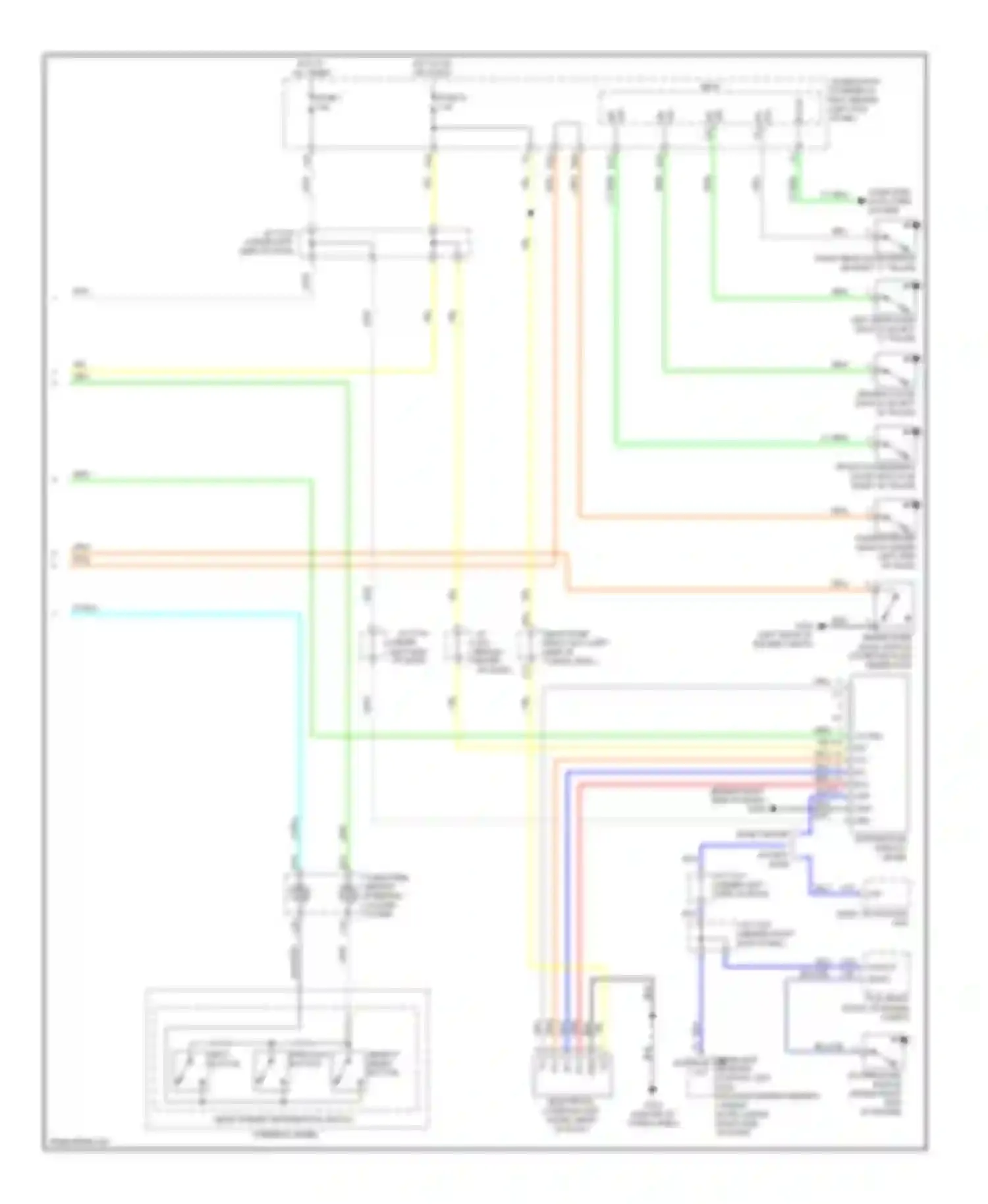 Wiring diagram computer data lines system for Acura MDX II facelift (2010-2013) (18 of 53)