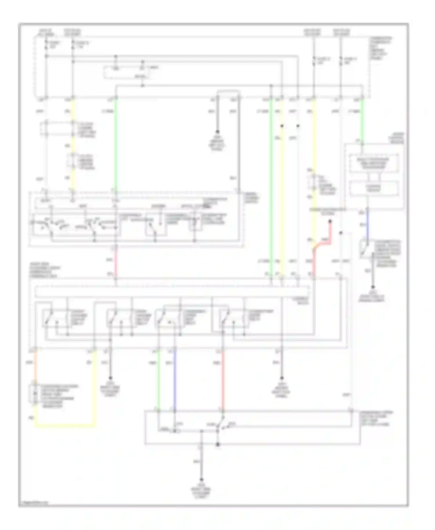 Wiring diagram control block for Acura MDX II facelift (2010-2013) (11 of 17)