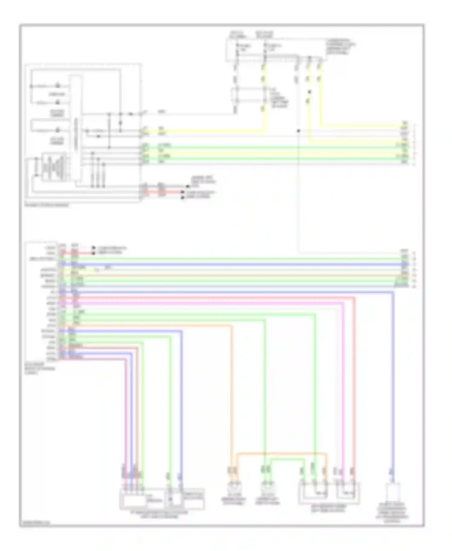 Wiring diagram control circuits for Acura MDX II facelift (2010-2013) (1 of 18)